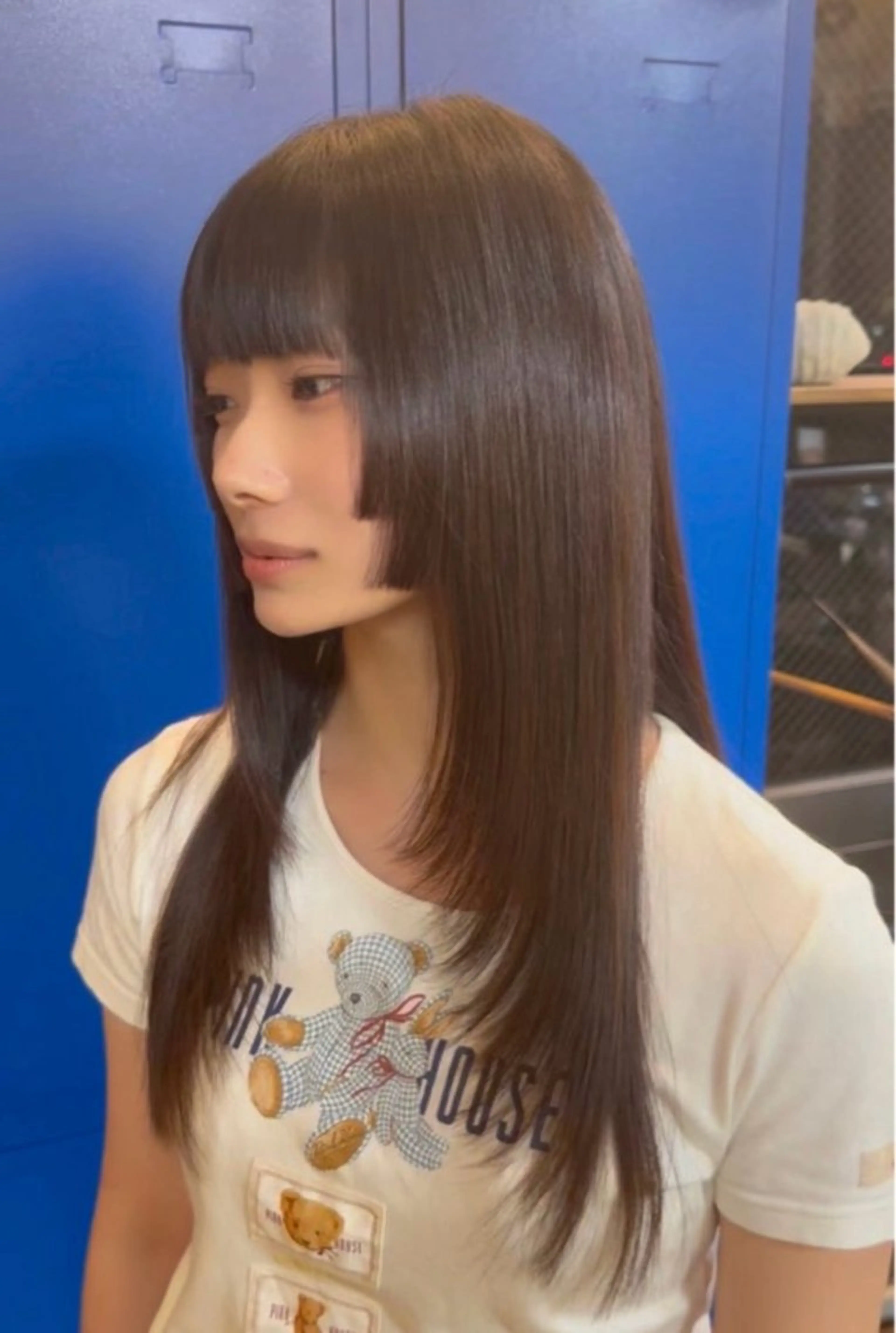 ロング カット ヘアカラー tuuli 下大利店所属・はまだ かんたのヘアスタイル