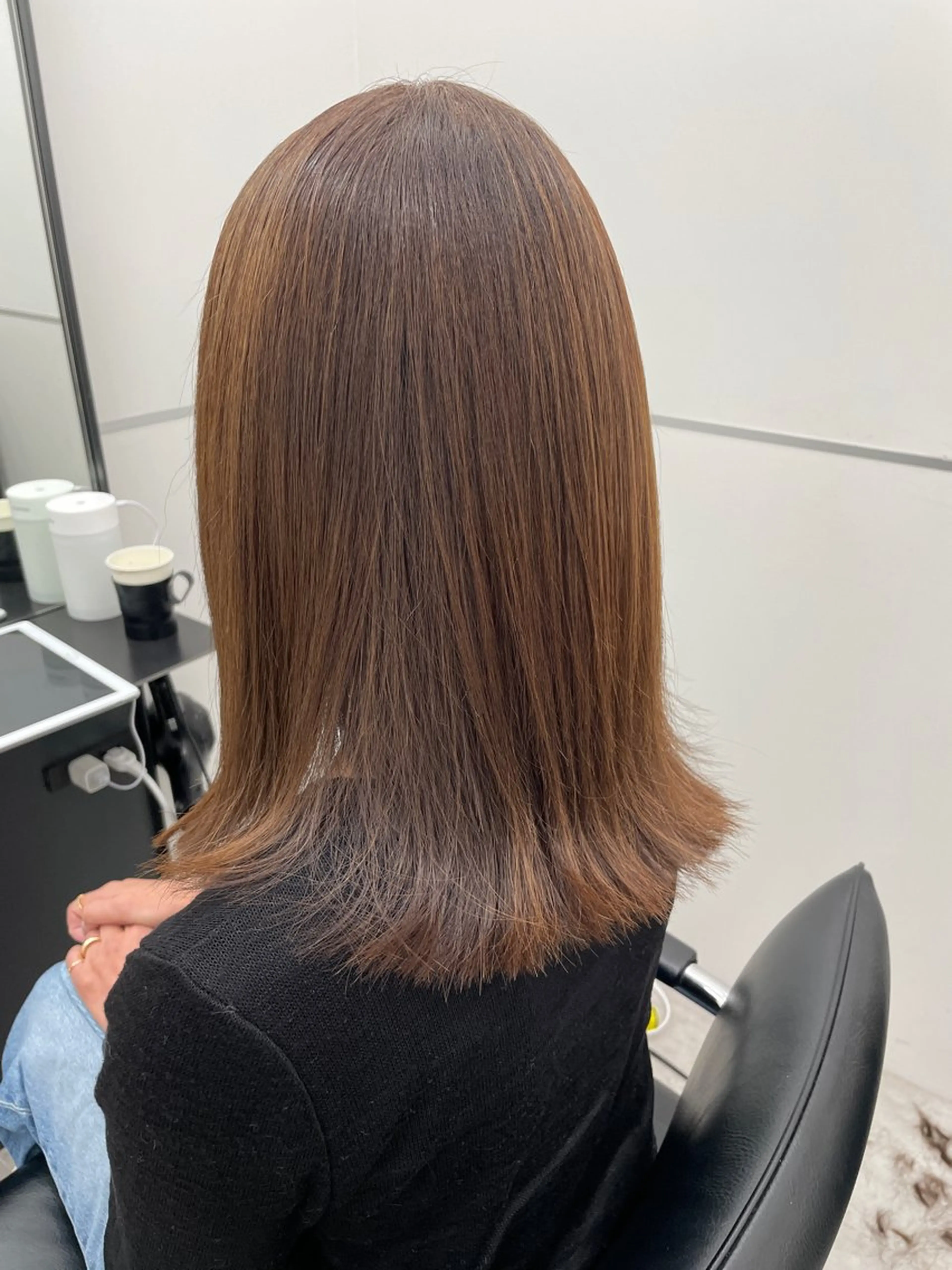 セミロング ha ruのヘアスタイル