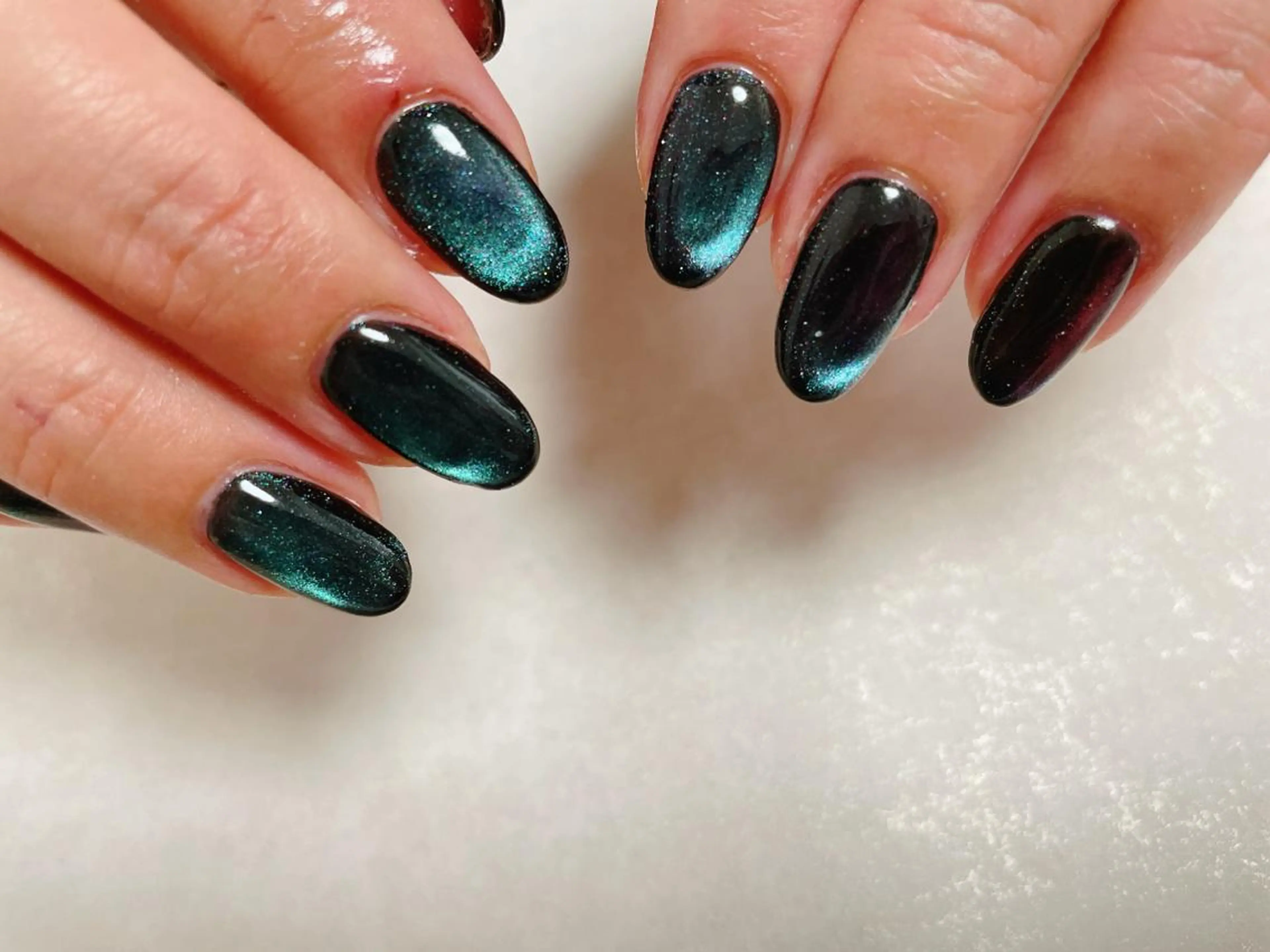 ネイル オーロラネイル フラワーネイル フットネイル フレンチネイル ジェルネイル ハンドネイル Mogu nail 二子玉川のネイルデザイン