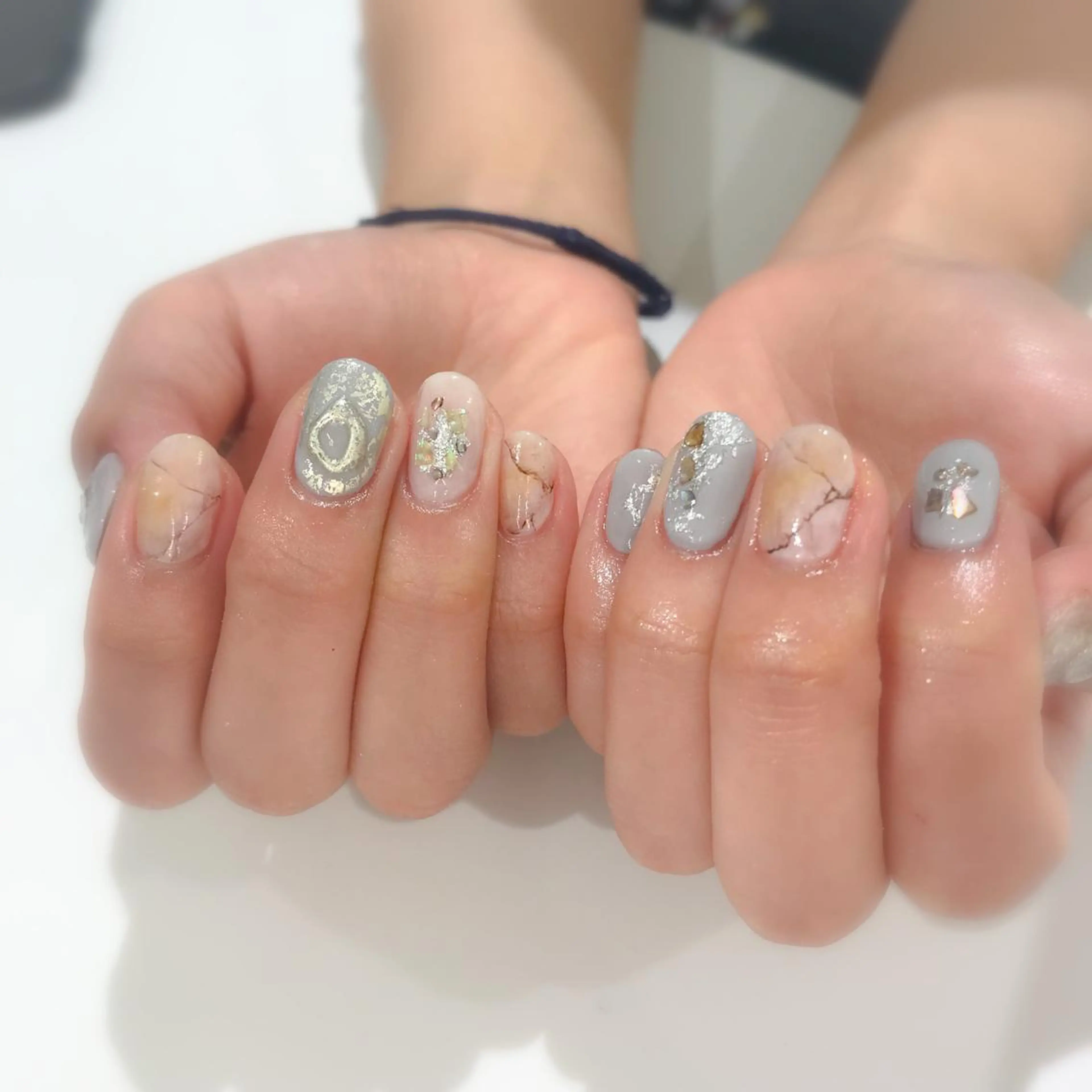 ネイル ニュアンスネイル ハンドネイル 🎀1/14ご予約 ◎ 本田 知美🎀のネイルデザイン