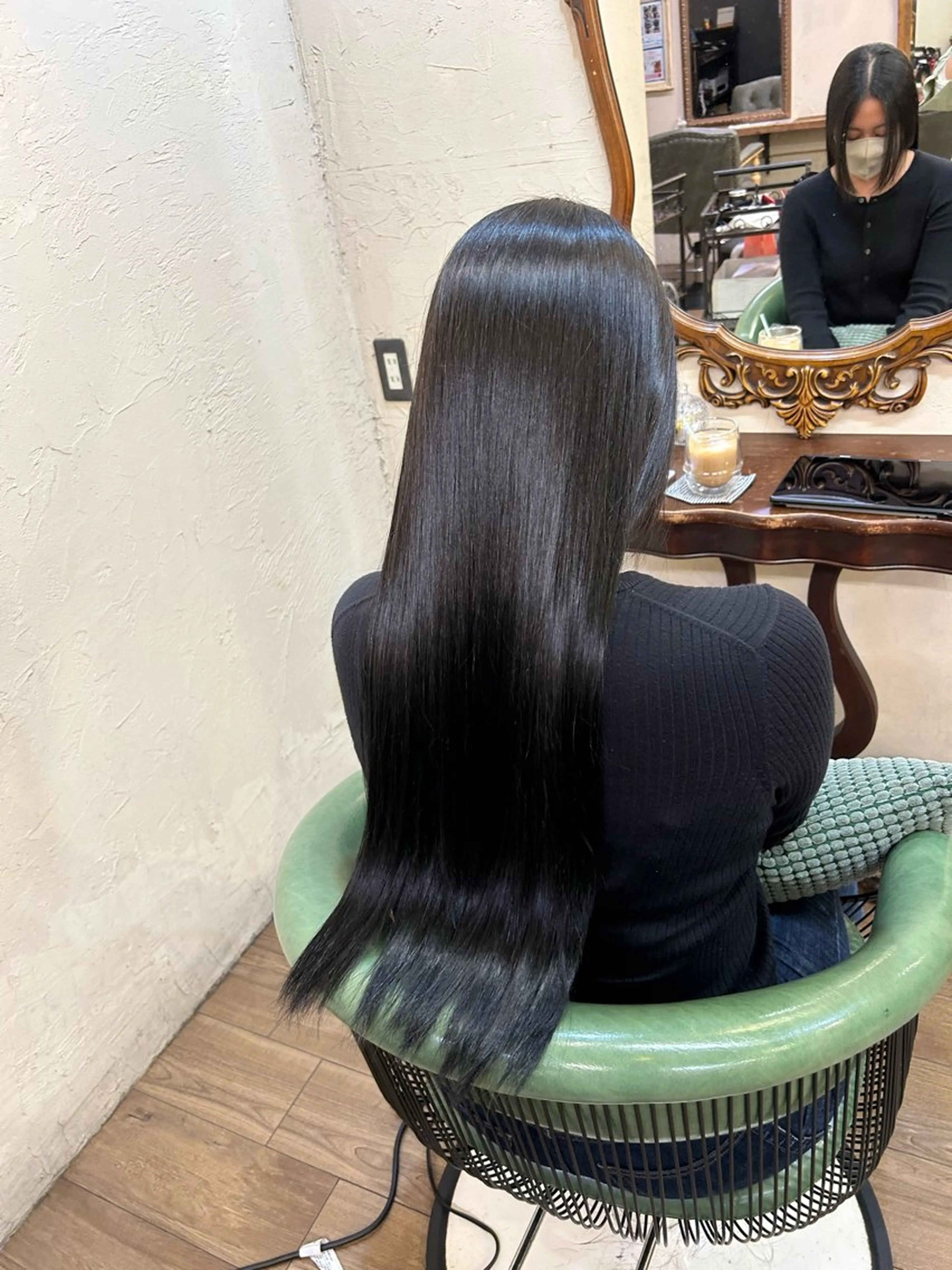 ロング 縮毛矯正 馬場 瑞穂のヘアスタイル