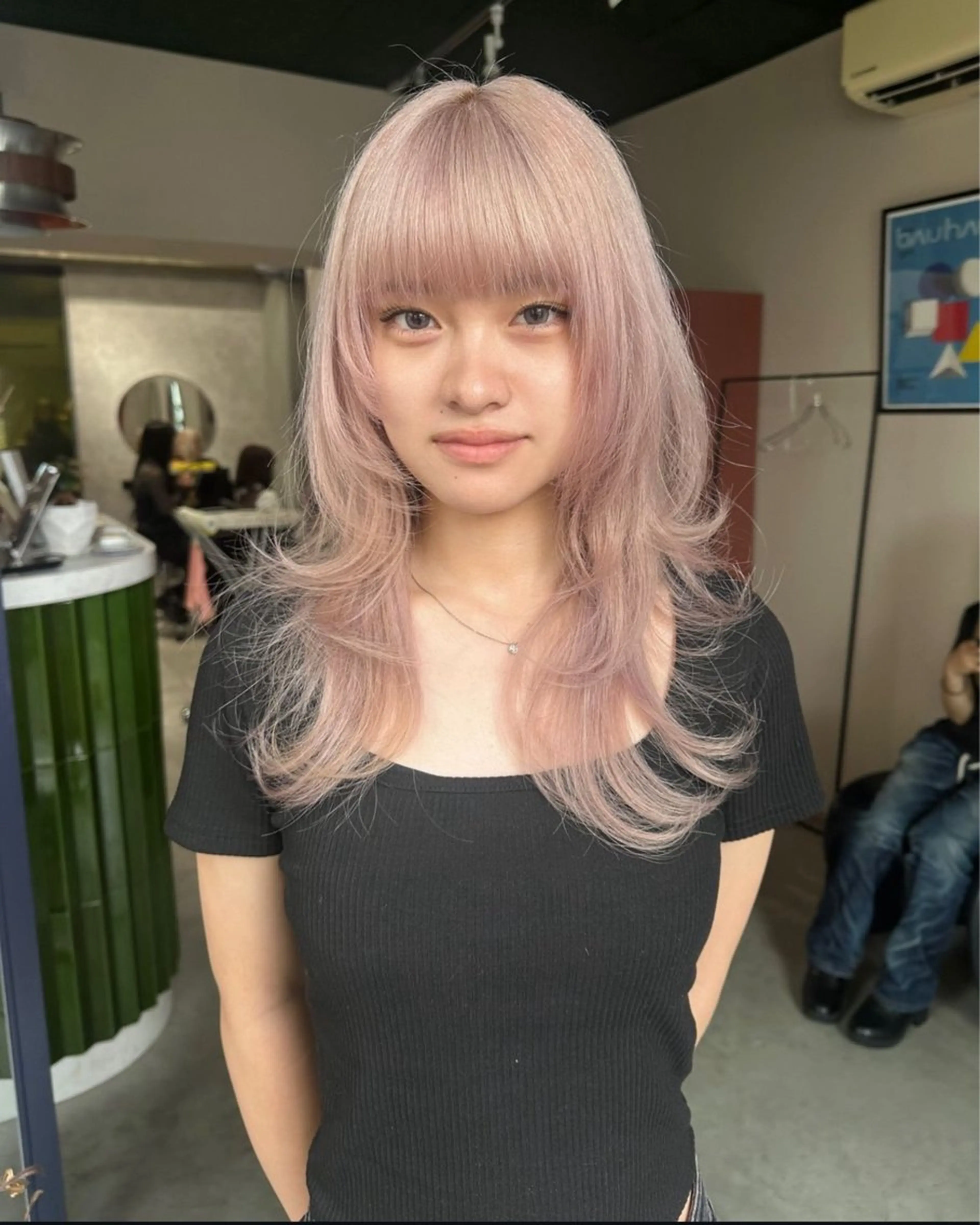 ロング ナチュラル・ハイトー ン🏆HINOKIのヘアスタイル