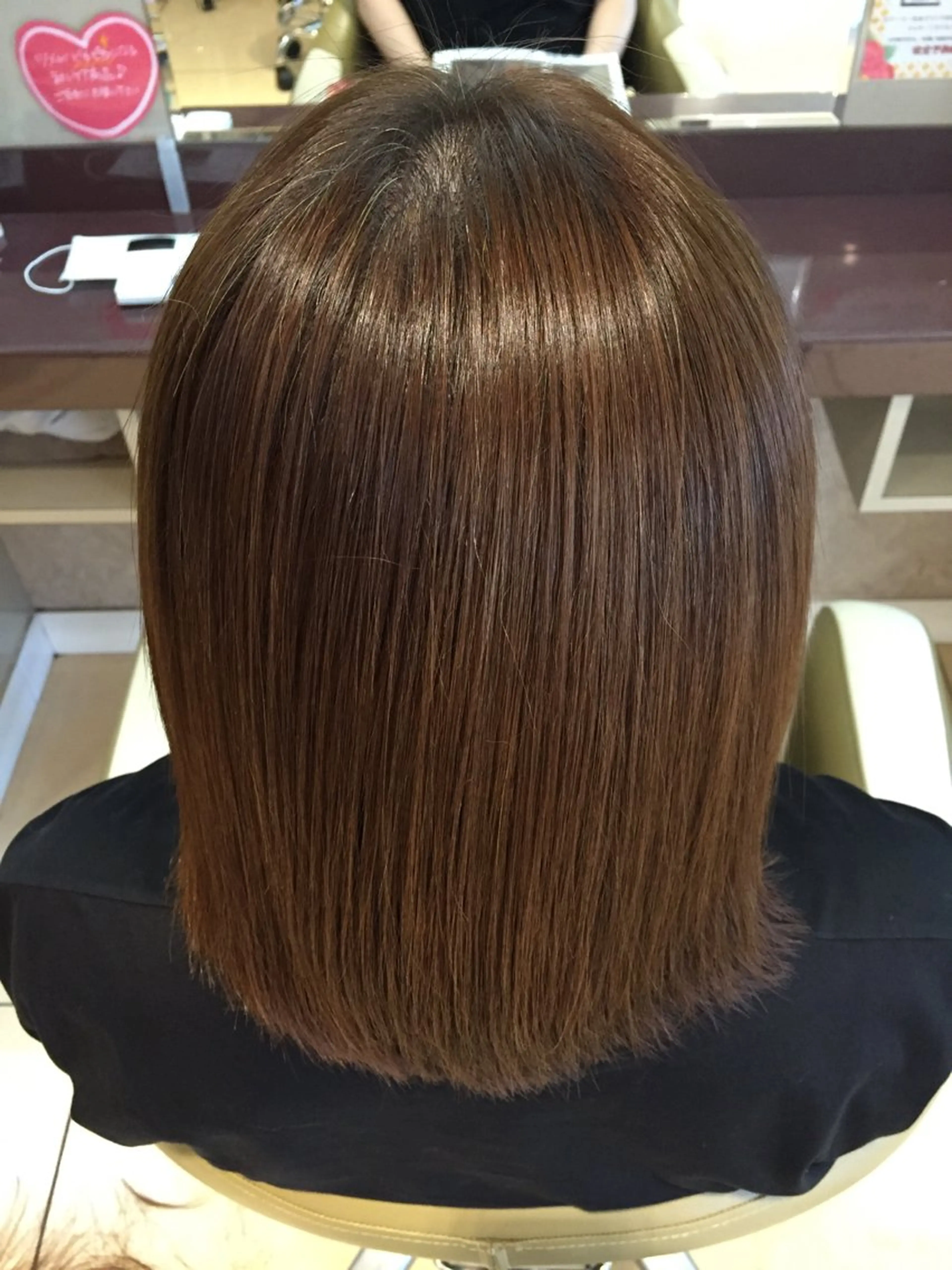 ミディアム 大島 裕也のヘアスタイル