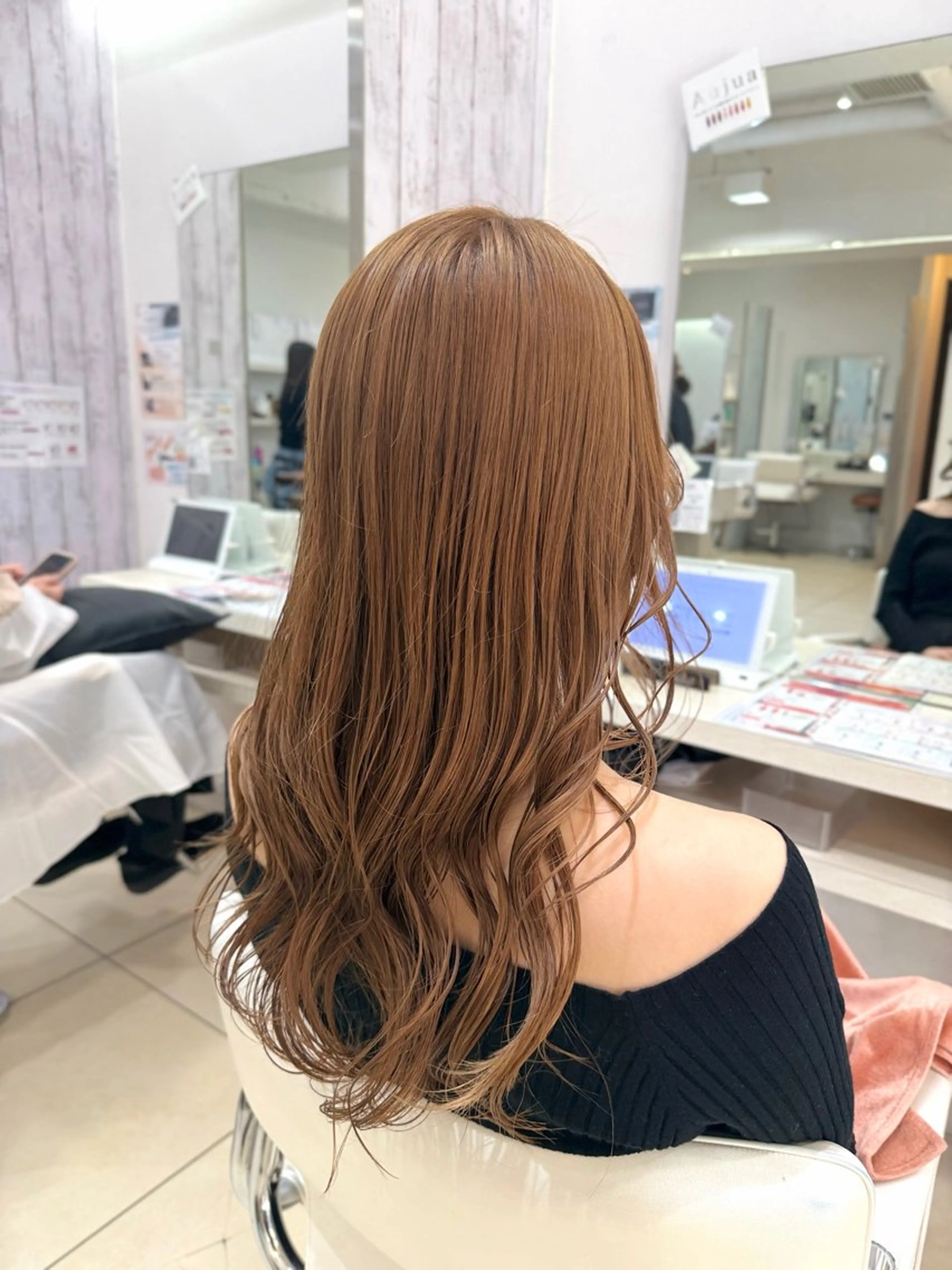 ロング カラー ベージュカラー ヘアカラー トリートメント 🤎ベージュカラー/ 髪質改善/山岸🤎のヘアスタイル