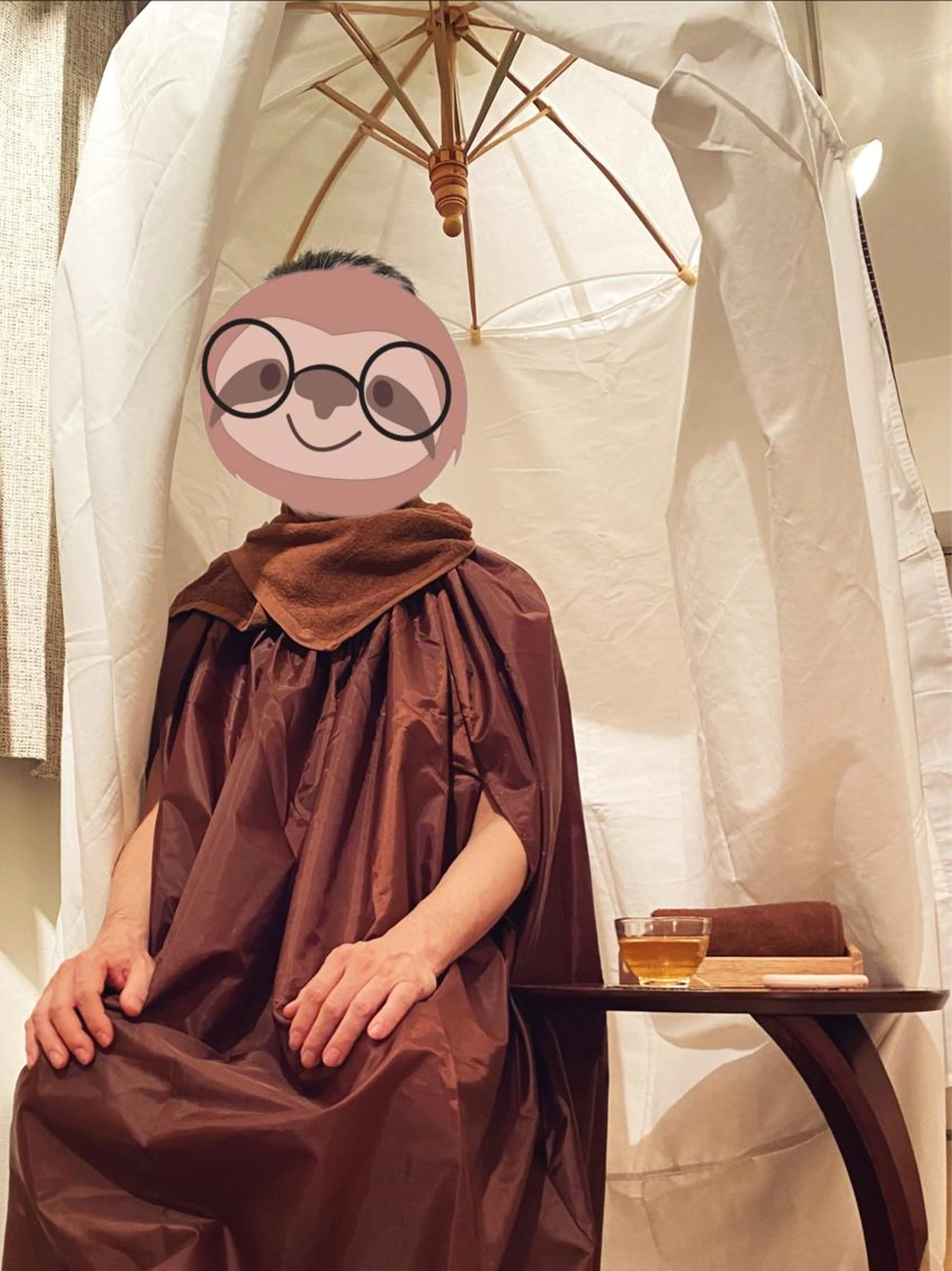 ハーブ蒸しテント 30分の写真