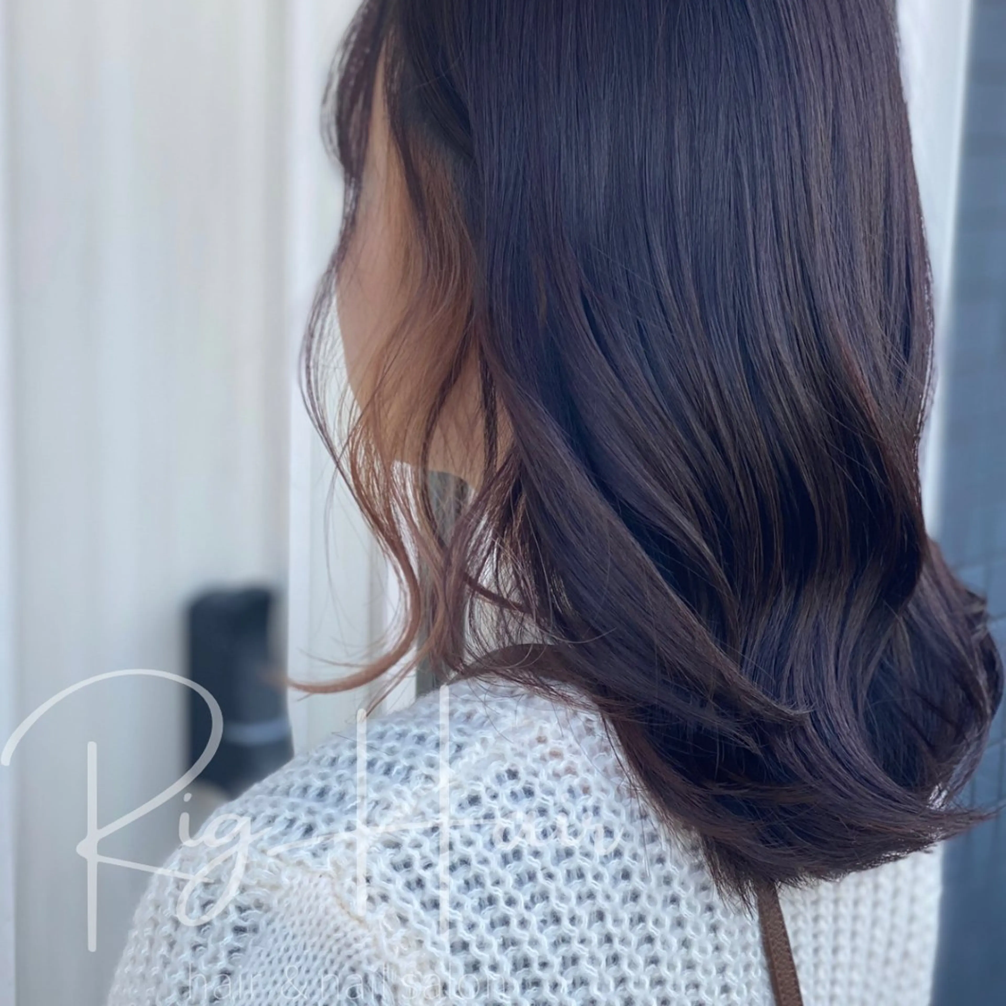 ミディアム カラー RigHair所属・RigHair MIZUHOのネイルデザイン