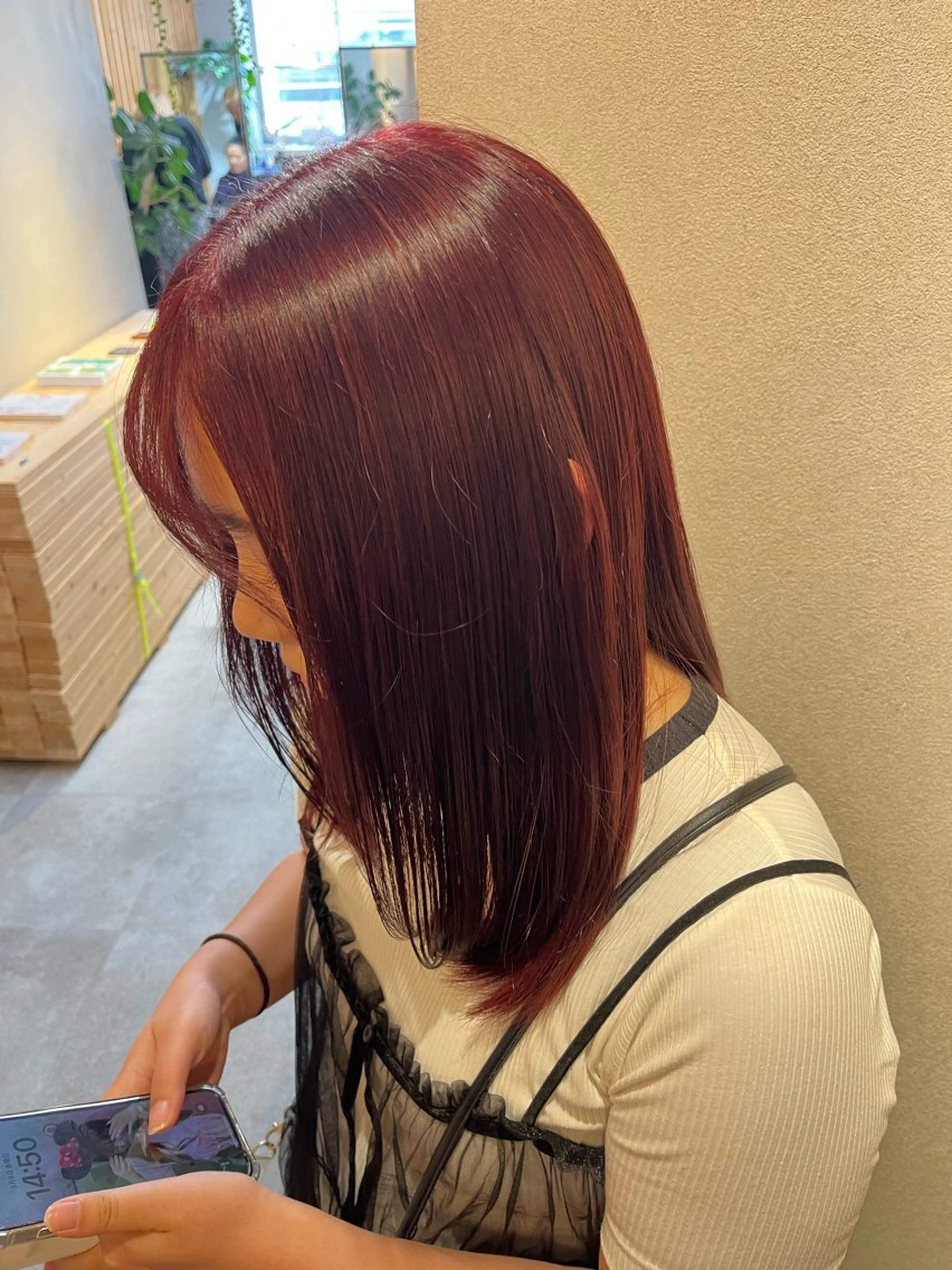 🦩【大好評】🦩暖色艶感color+3step treatmentの写真