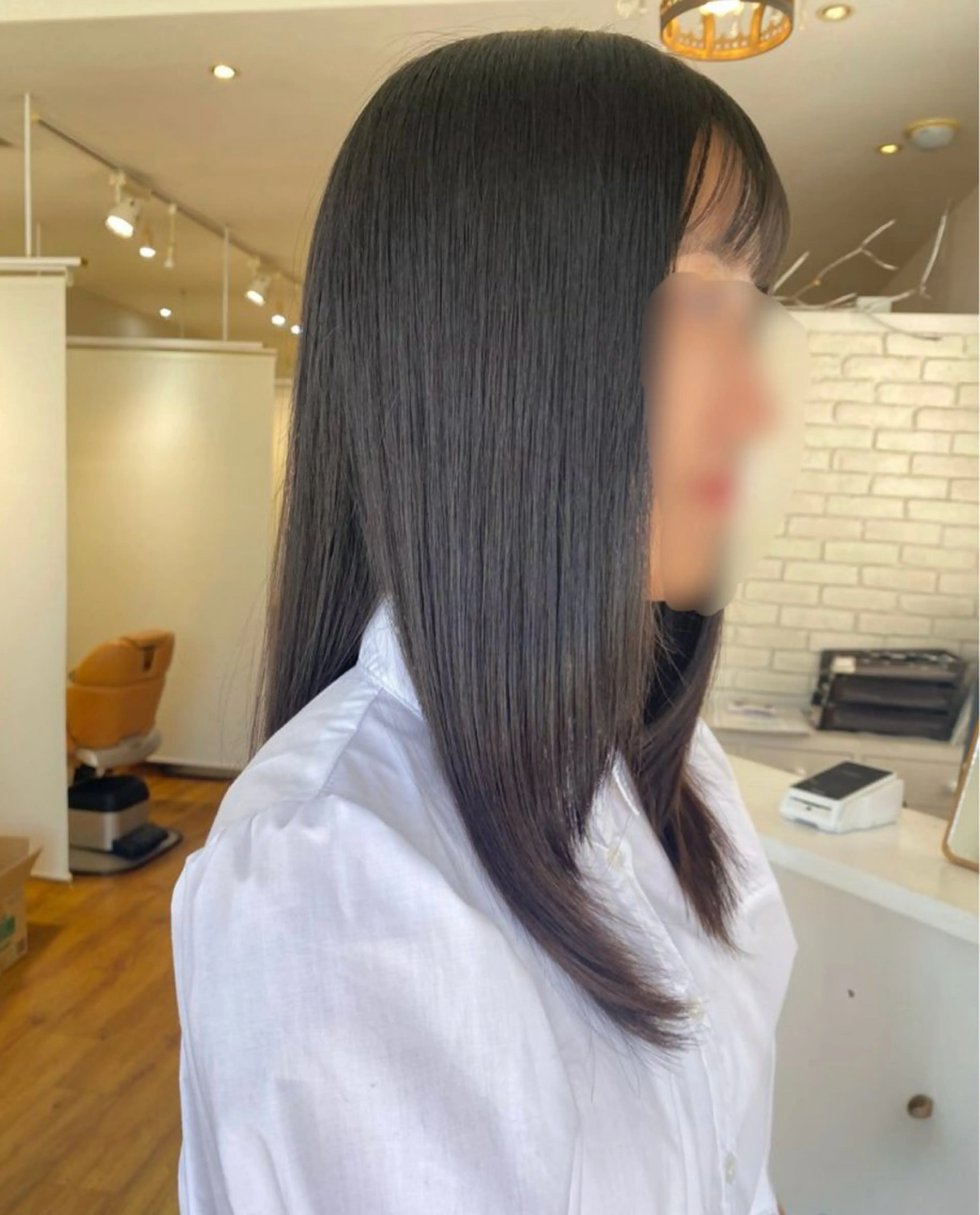 セミロング 顔周りカット シャギー 小顔カット hair Design　fika. 大在店所属・fika.大在店 Kitanoのヘアスタイル