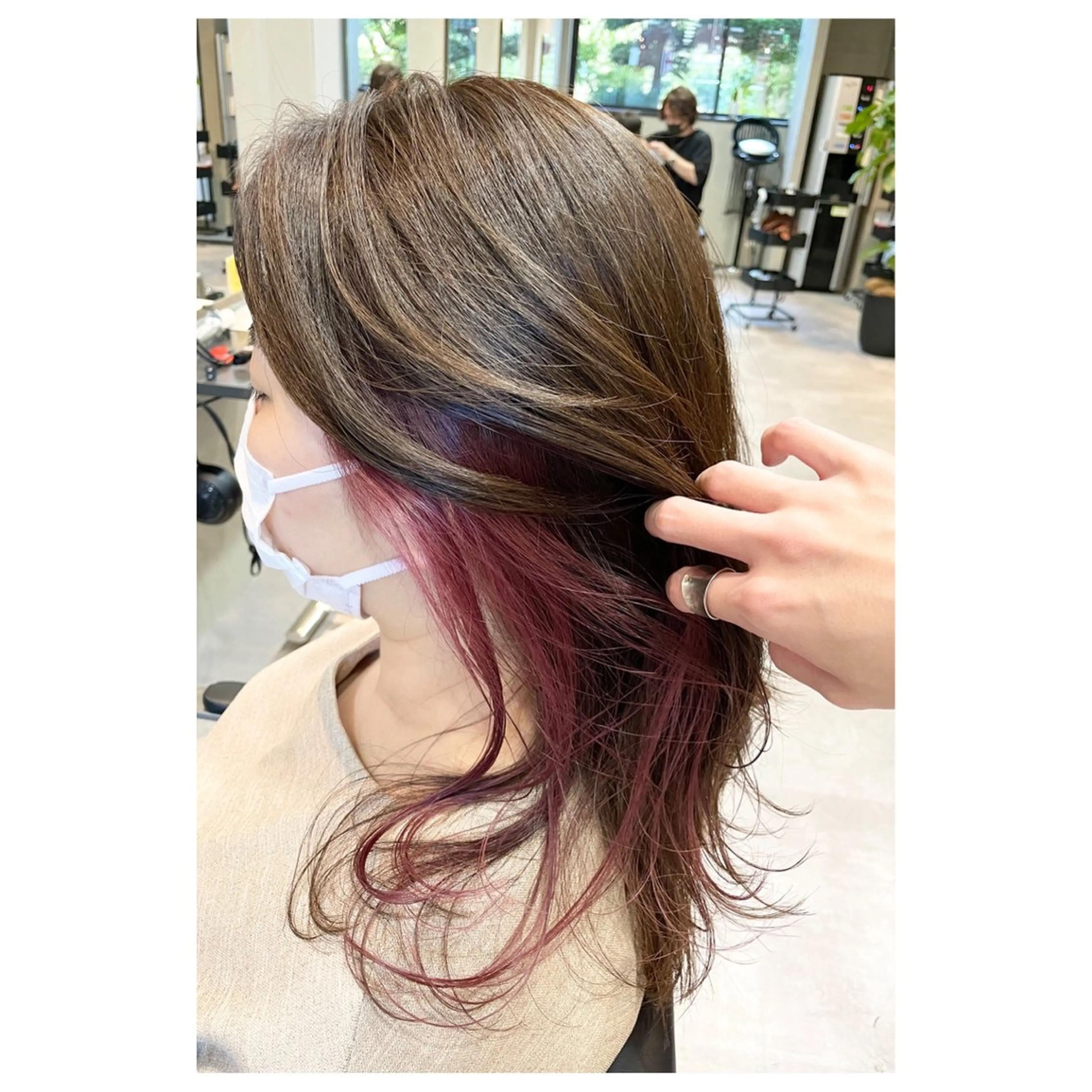 ロング カラー パーマ ヘアアレンジ メンズ キッズ ヘアカラー TopStylist ✂︎ Azumaのヘアスタイル