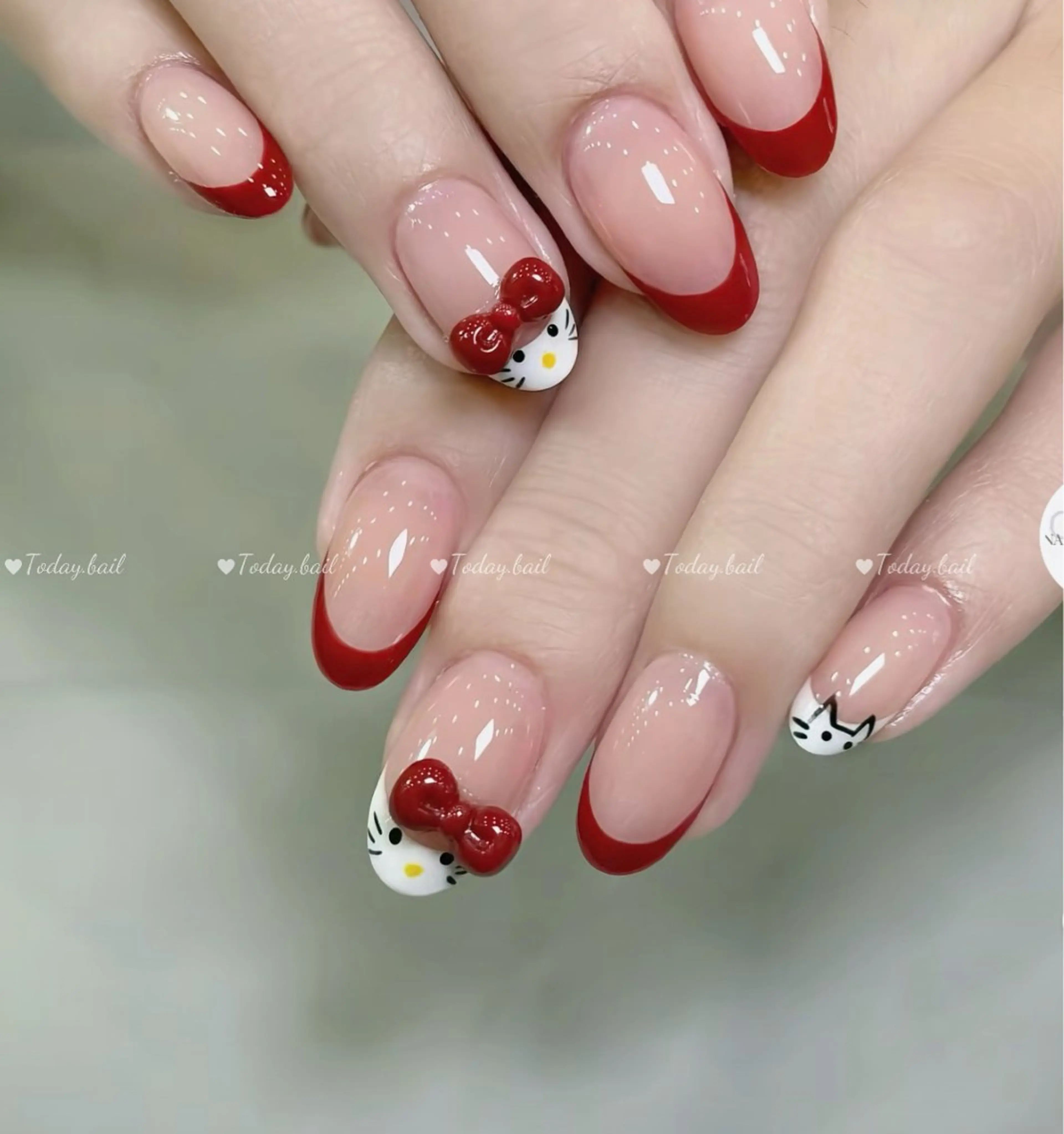 ネイル ハンドネイル 🎀Today nail💅のネイルデザイン