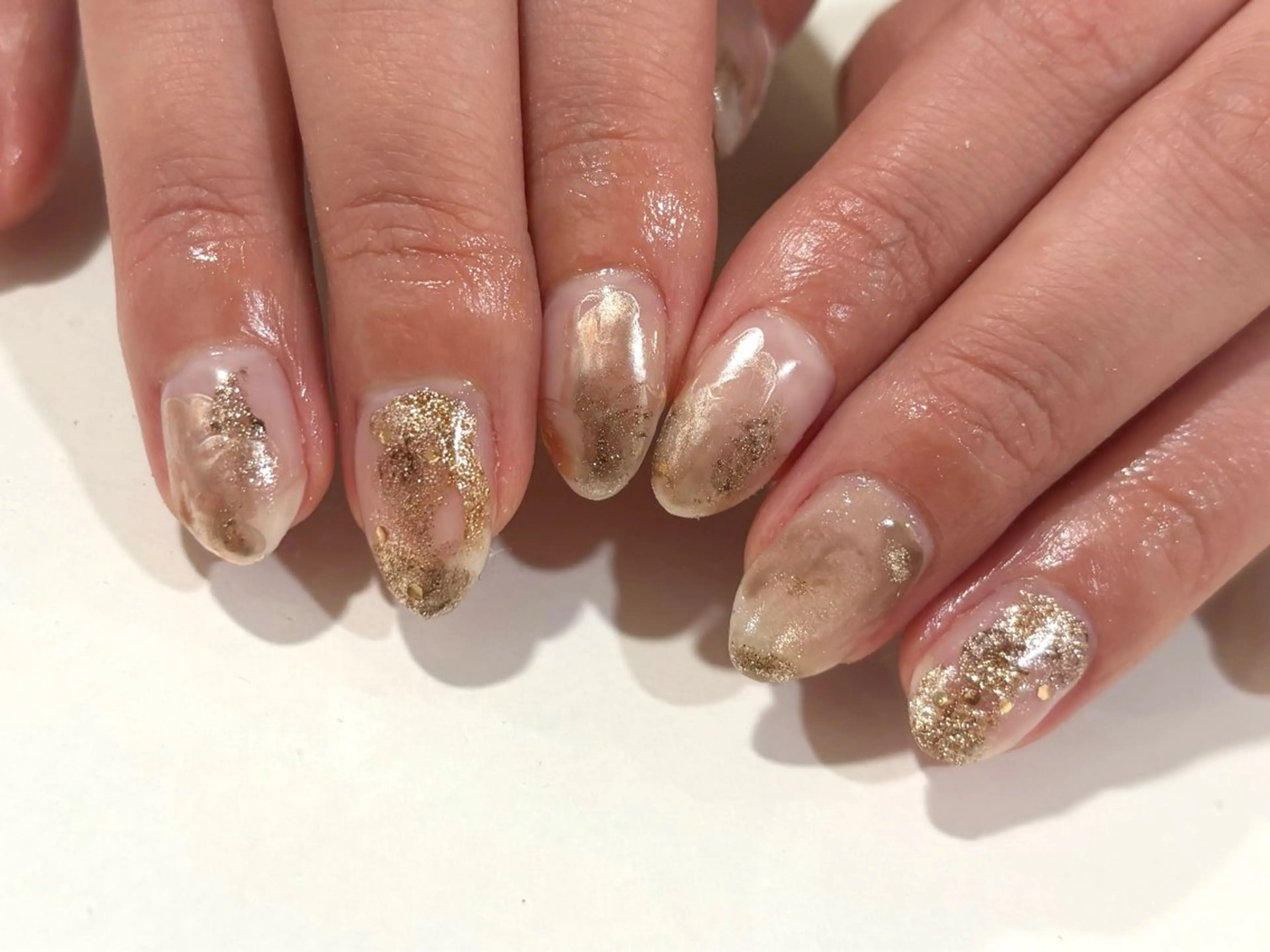 ネイル ハンドネイル Lino中目黒 🎀 パラジェルのネイルデザイン