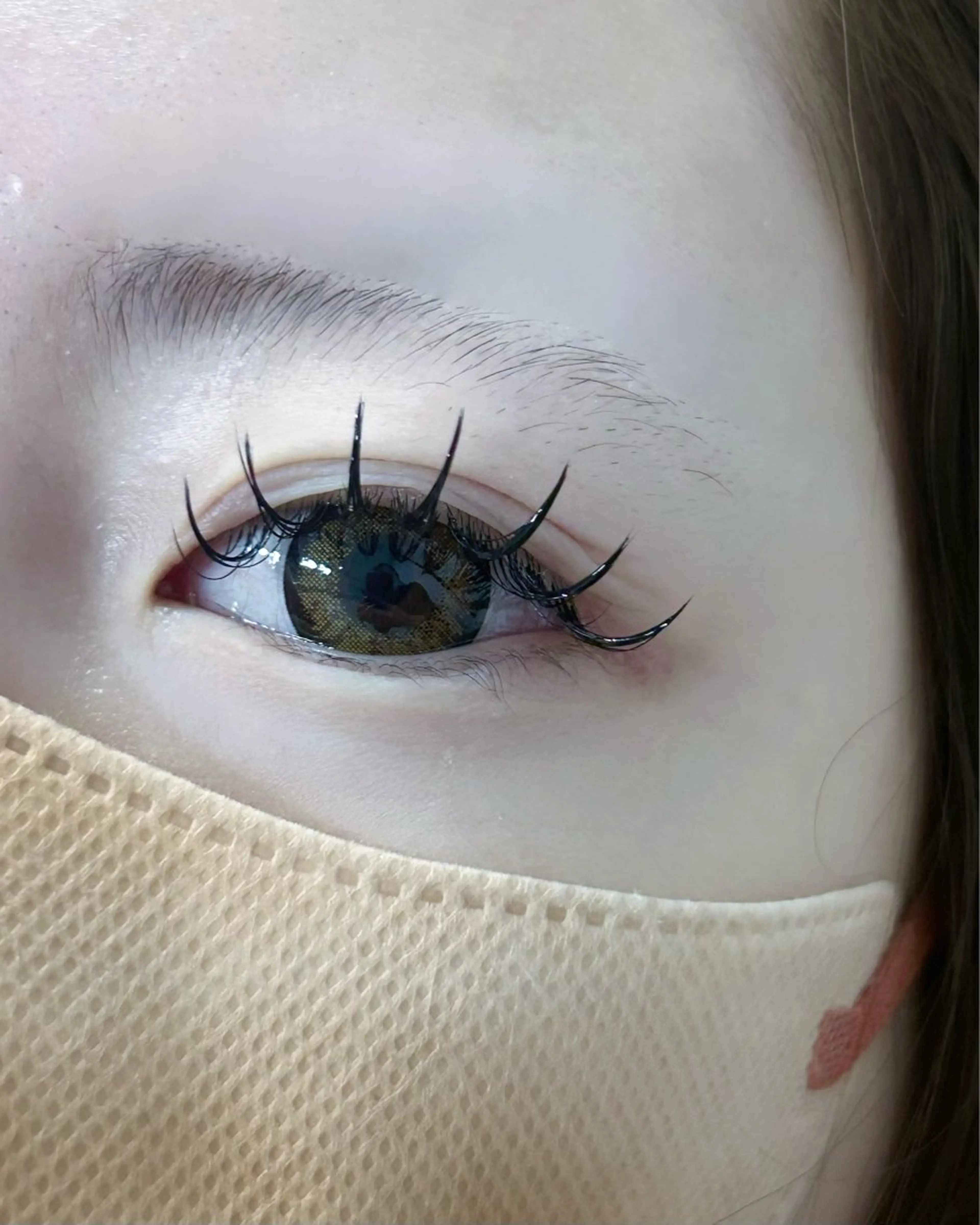 マツエク・マツパ フラットラッシュ shucre太田川 hisanaのマツエク・マツパデザイン