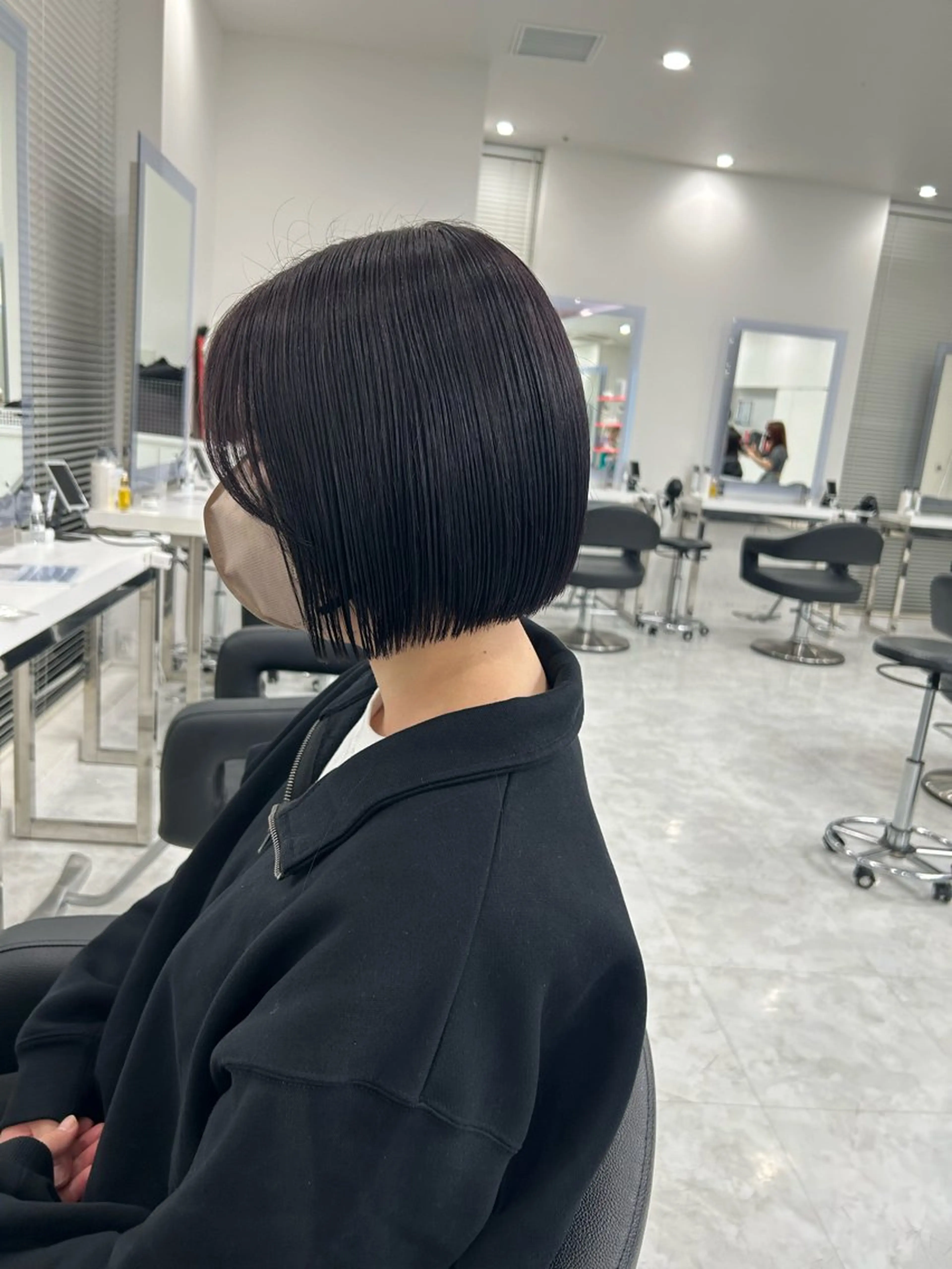 ショート カラー ブリーチ 透明感カラー ラベンダーカラー ボブ カット ヘアカラー 韓流メンズカット パーマ/KOTAのヘアスタイル