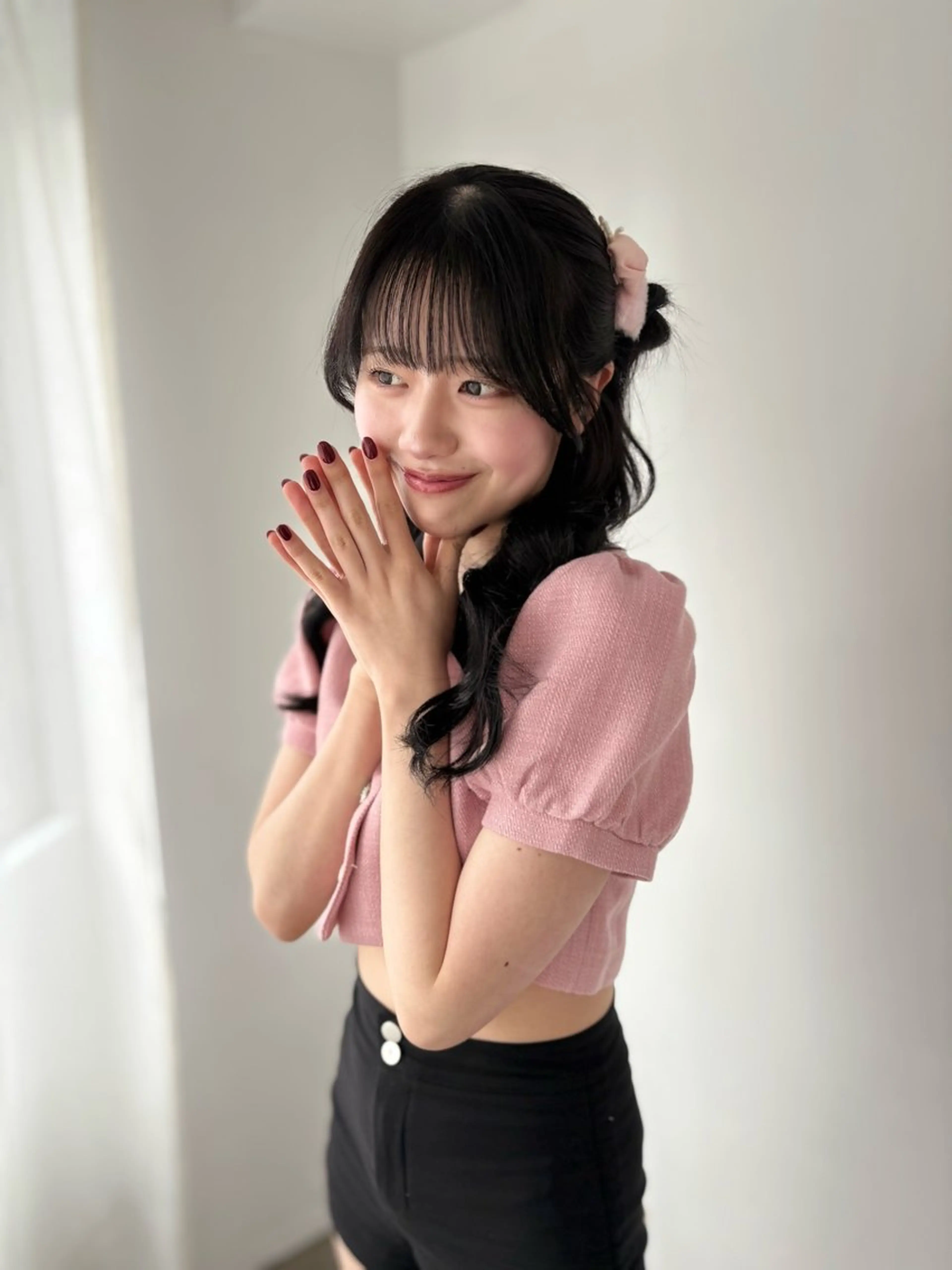 ロング カラー ヘアアレンジ カット ヘアカラー トリートメント 新宿/韓国ヘア 中明度カラー/かやのヘアスタイル