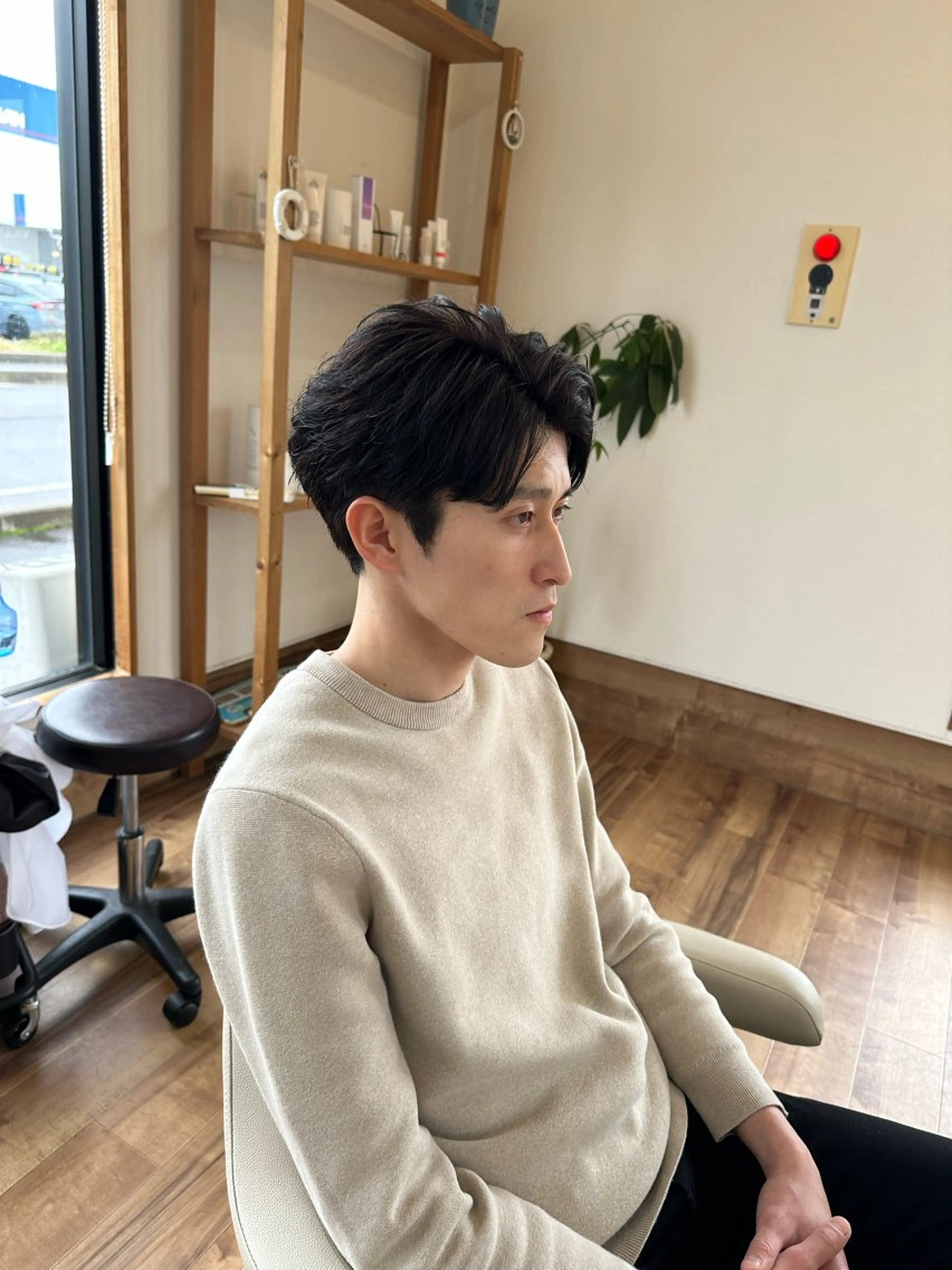 ショート メンズ センターパート カット Hair Resort ALL BLue所属・細貝 舞利のヘアスタイル