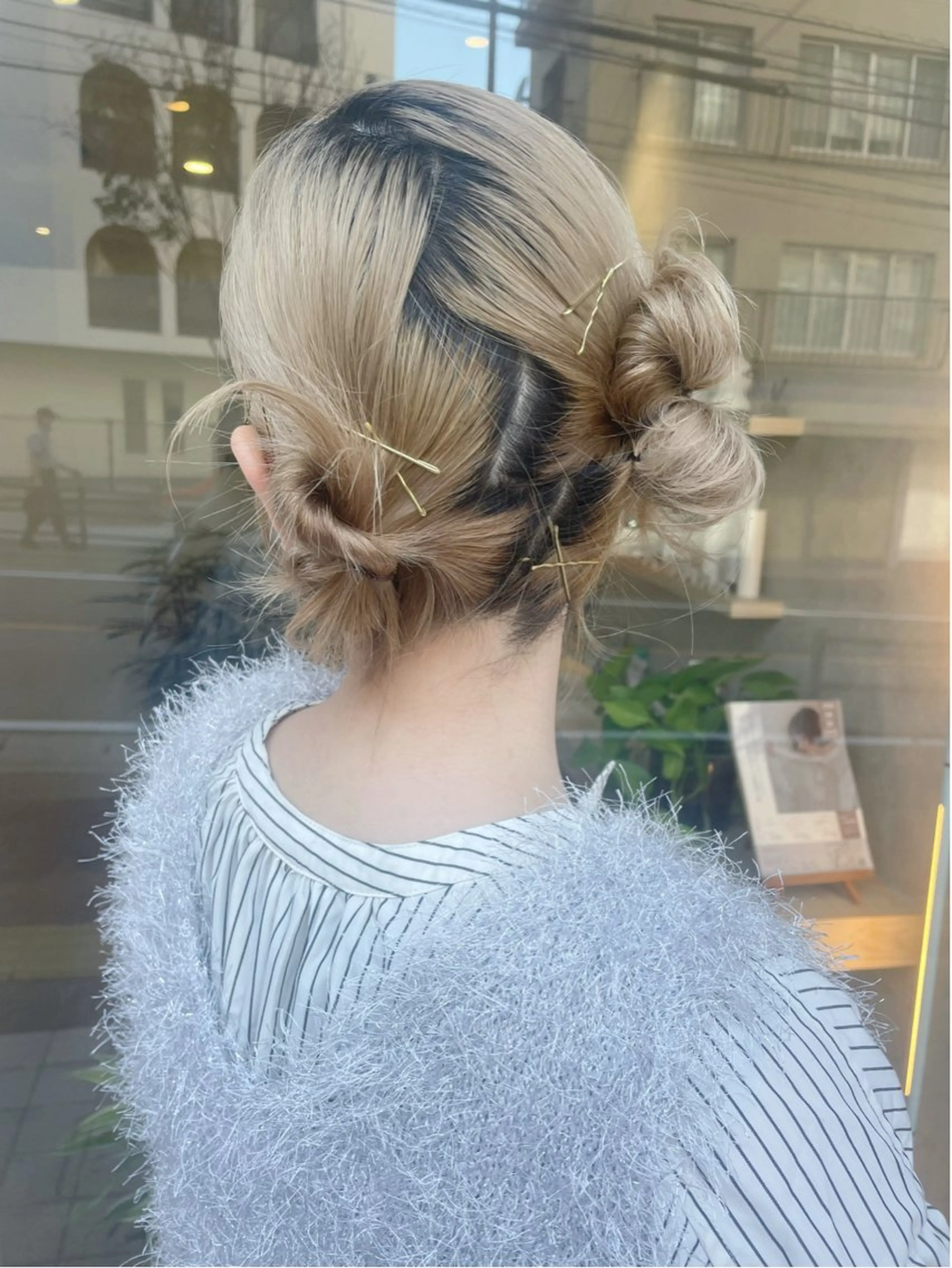 ミディアム ヘアアレンジ MAR.co薬院浄水店所属・薬院aiko 🧡暖色艶髪のヘアスタイル