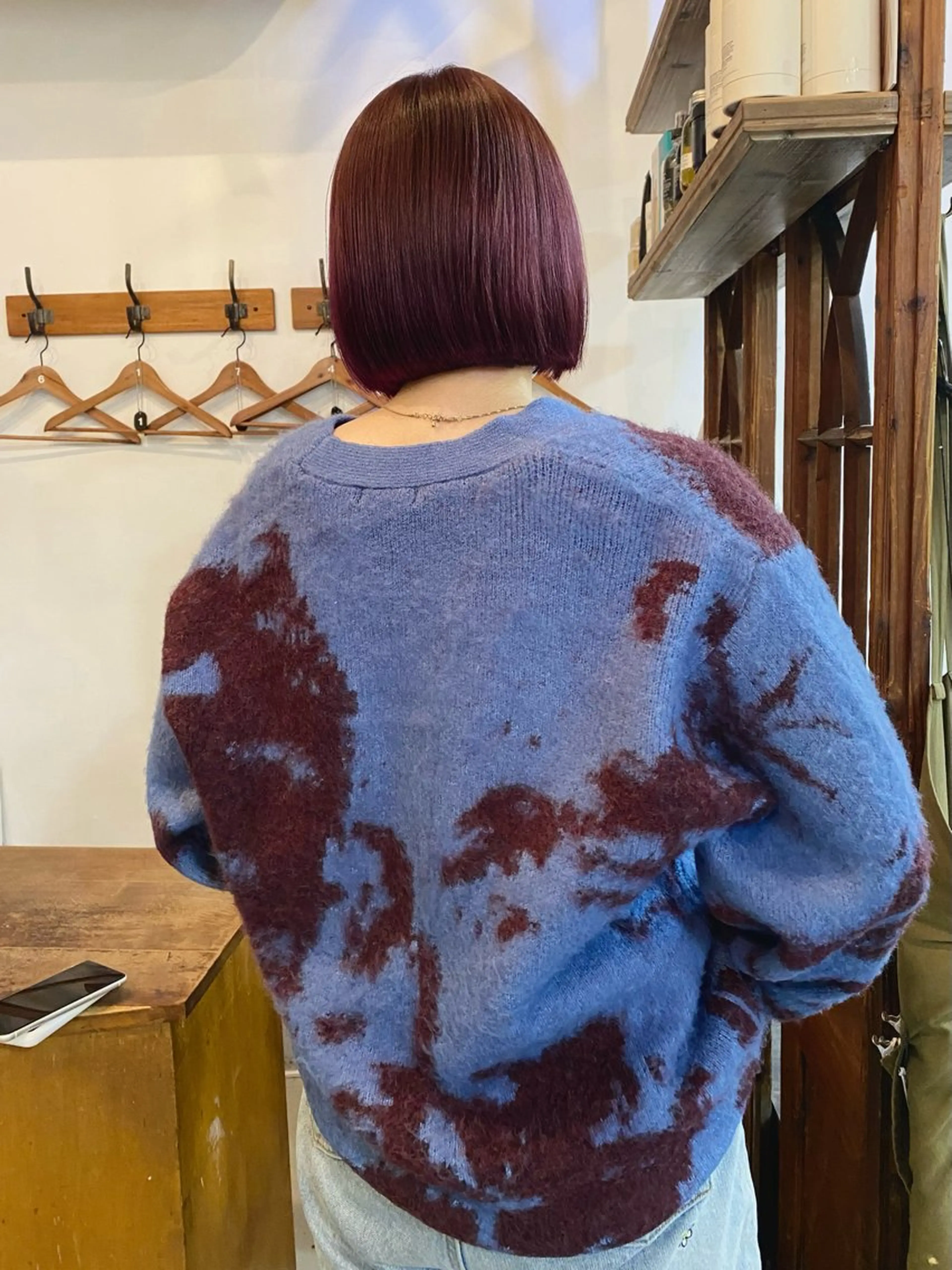 【乾かしただけでライン感がほしい方に💆🏻♀️】ボブカット+髪質改善酸性ストレート+トリートメント🪡 ¥16500の写真