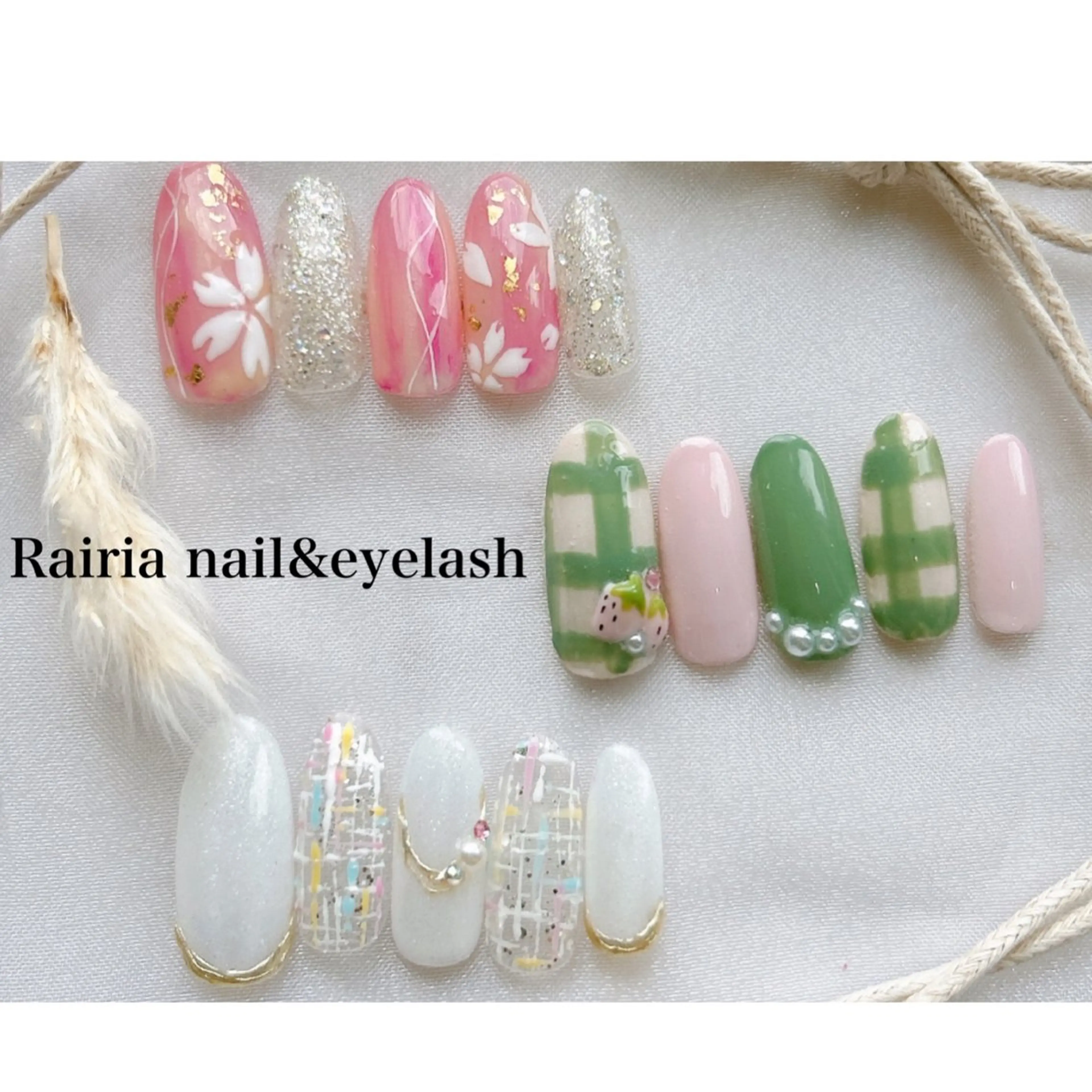 ネイル 持ち込み ハンドネイル Rairia nail&eyelash小岩店所属・Rairianail 小岩店のネイルデザイン