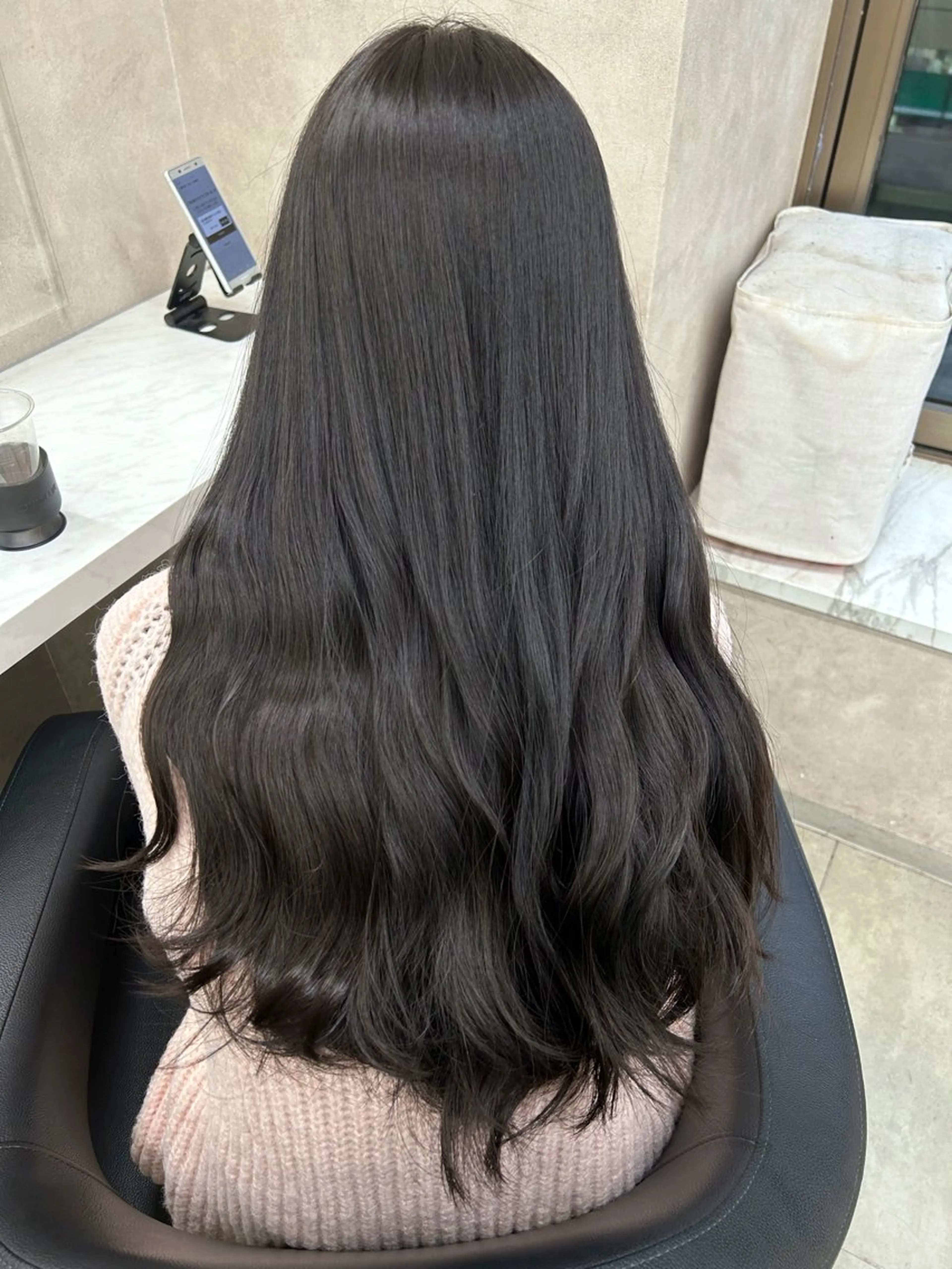 カラー 透明感ベージュ🤎 ナチュラルレイヤーのヘアスタイル