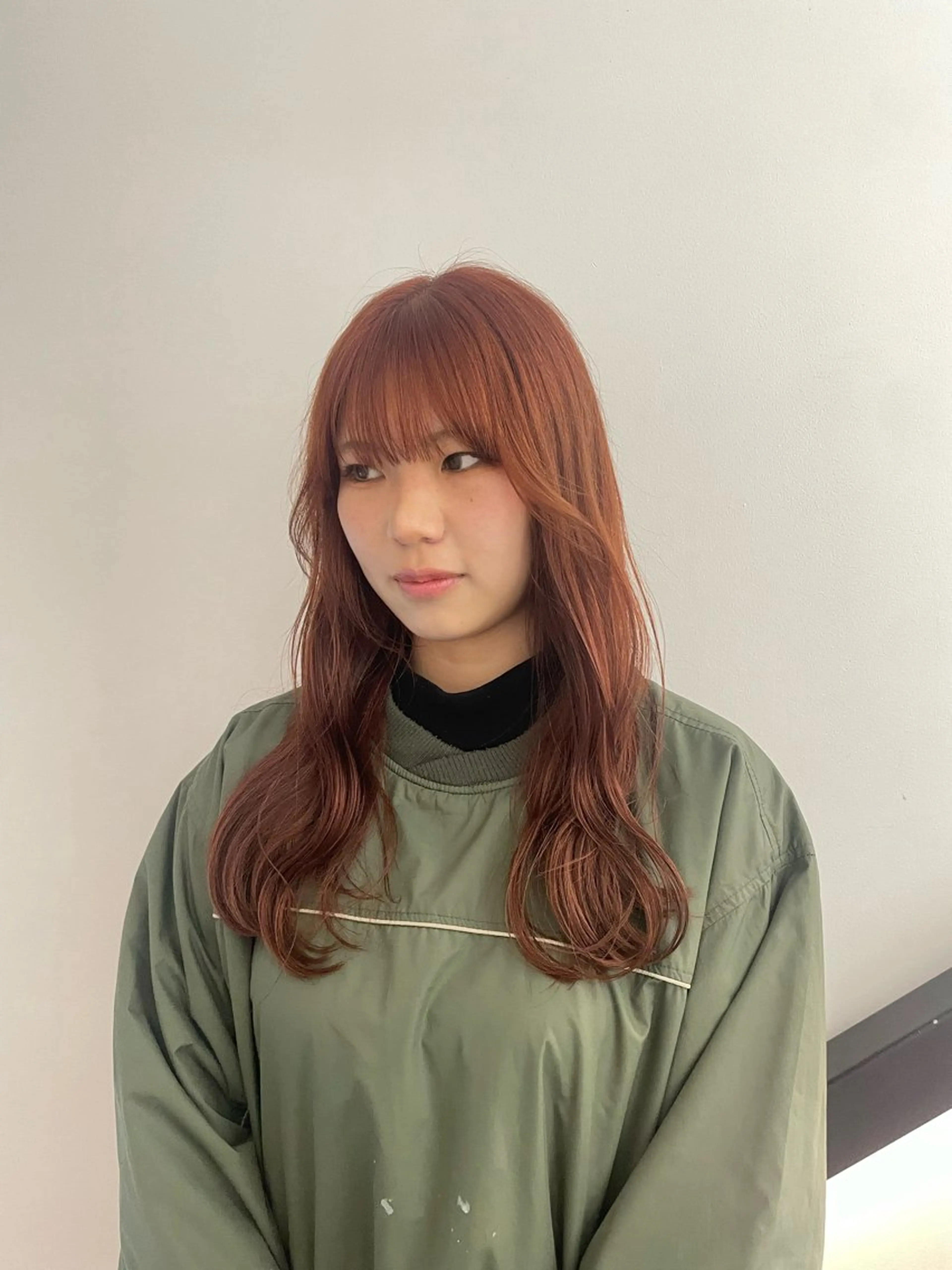 ロング カラー ヘアカラー 🌟暖色系ハイトーン 🌟AIのヘアスタイル