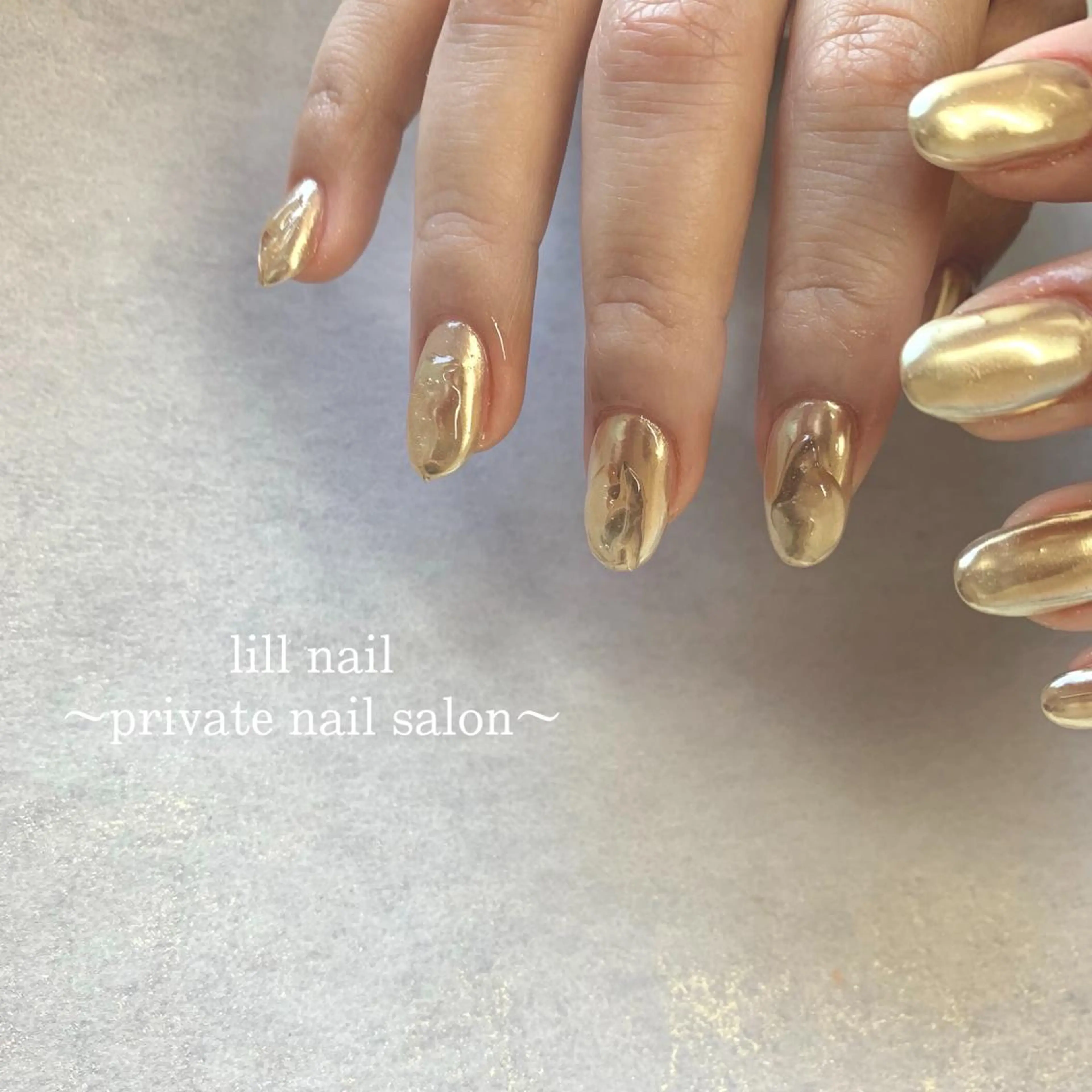 ミディアム pllia beautyのネイルデザイン