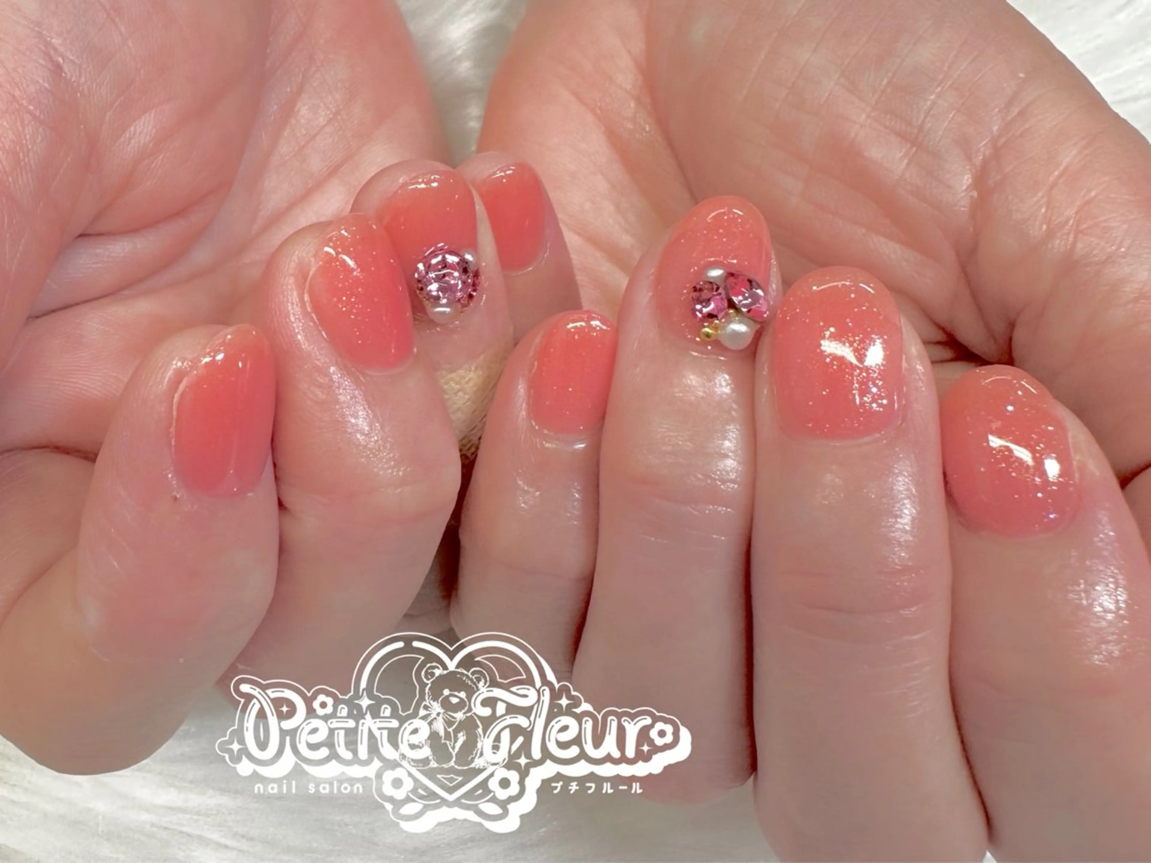 ネイル ハンドネイル ❁⃘*。Petite fleur❁⃘*りさのネイルデザイン