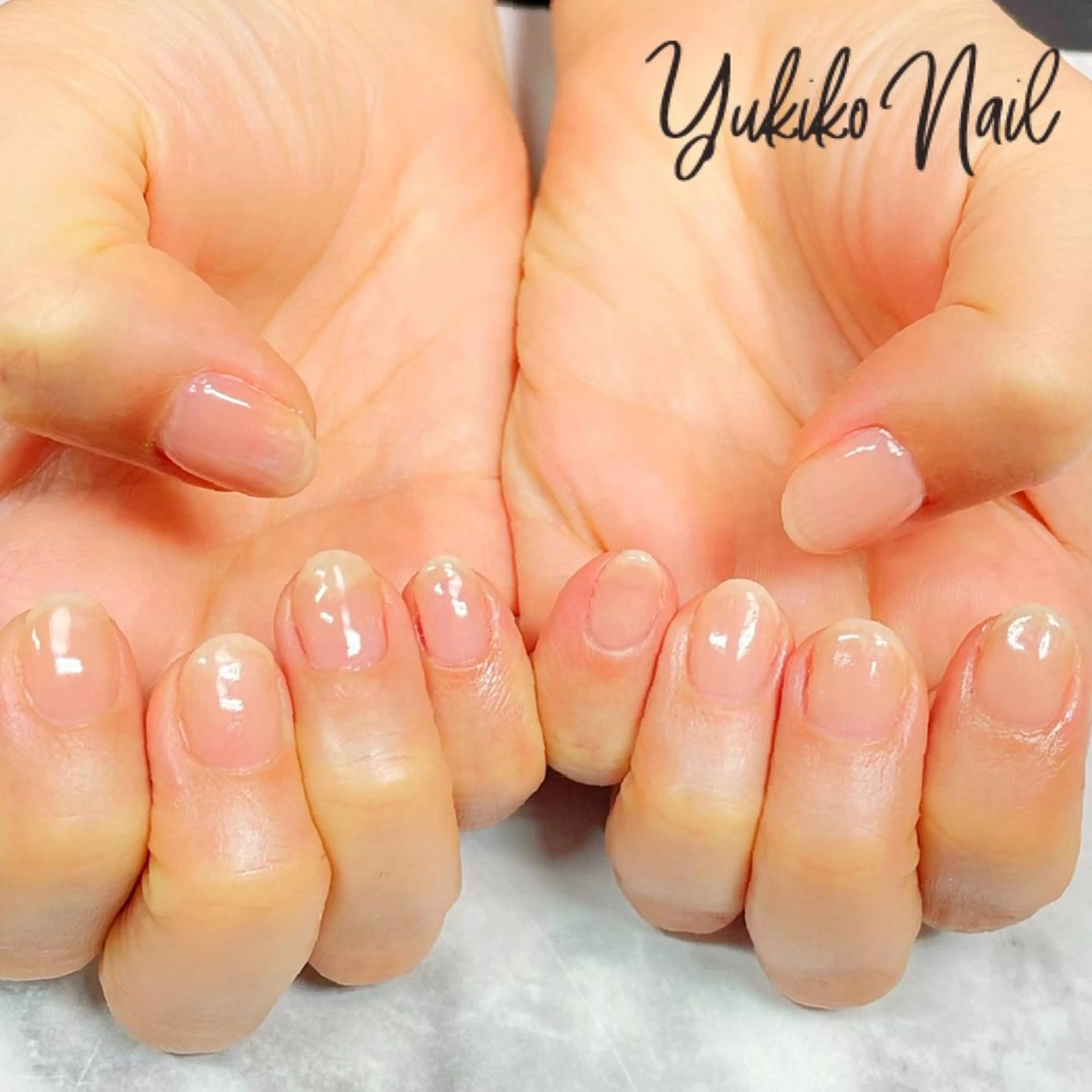 ネイル ワンカラーネイル シンプルネイル ハンドネイル ユキコ ネイルのネイルデザイン