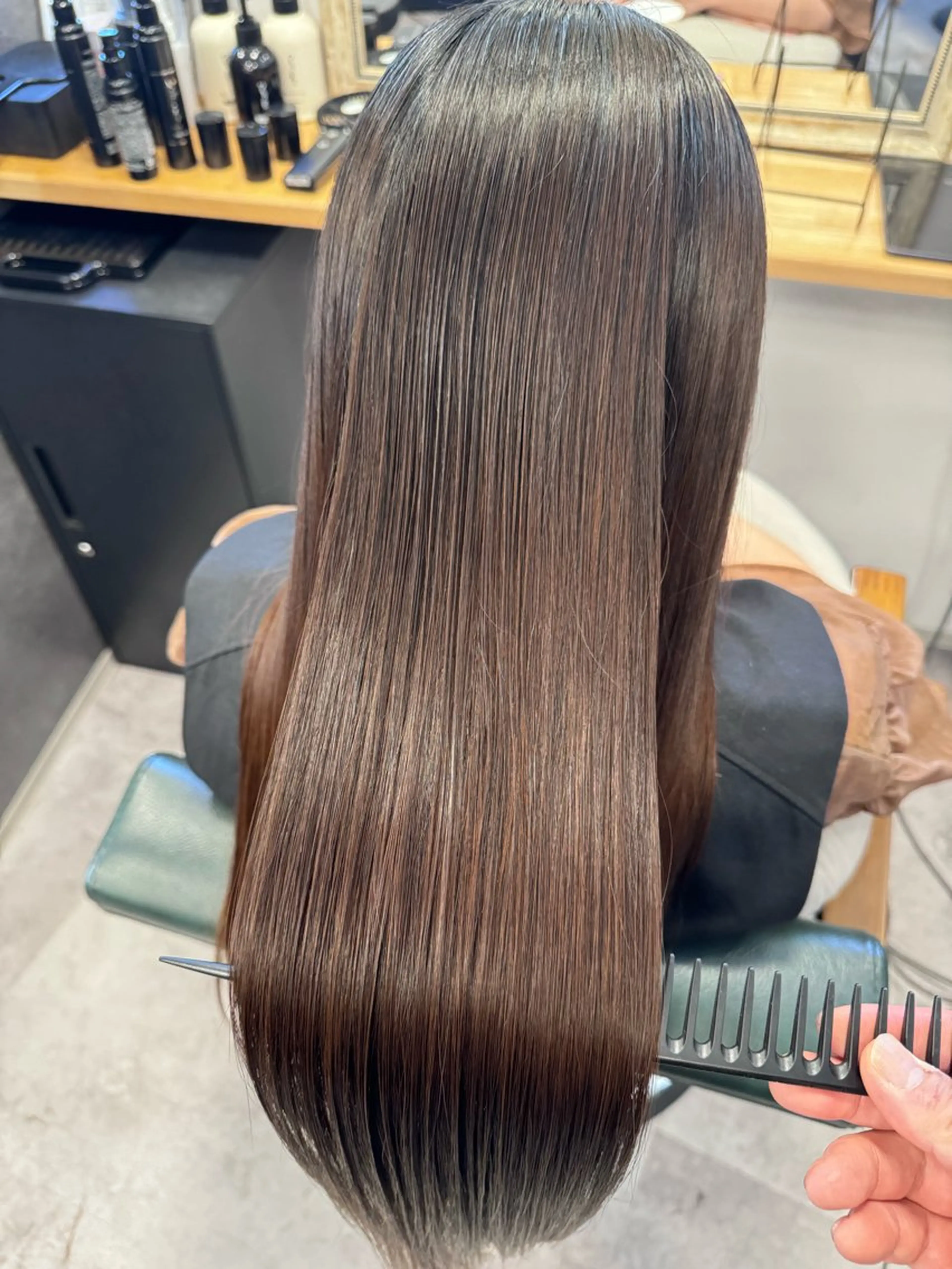 ロング 髪質改善 トリートメント ヘアカラー トリートメント 髪質改善&デザイン専門店Retto:天王寺阿倍野店所属・髪質改善/デザイン/ 天王寺/奥野和広のヘアスタイル