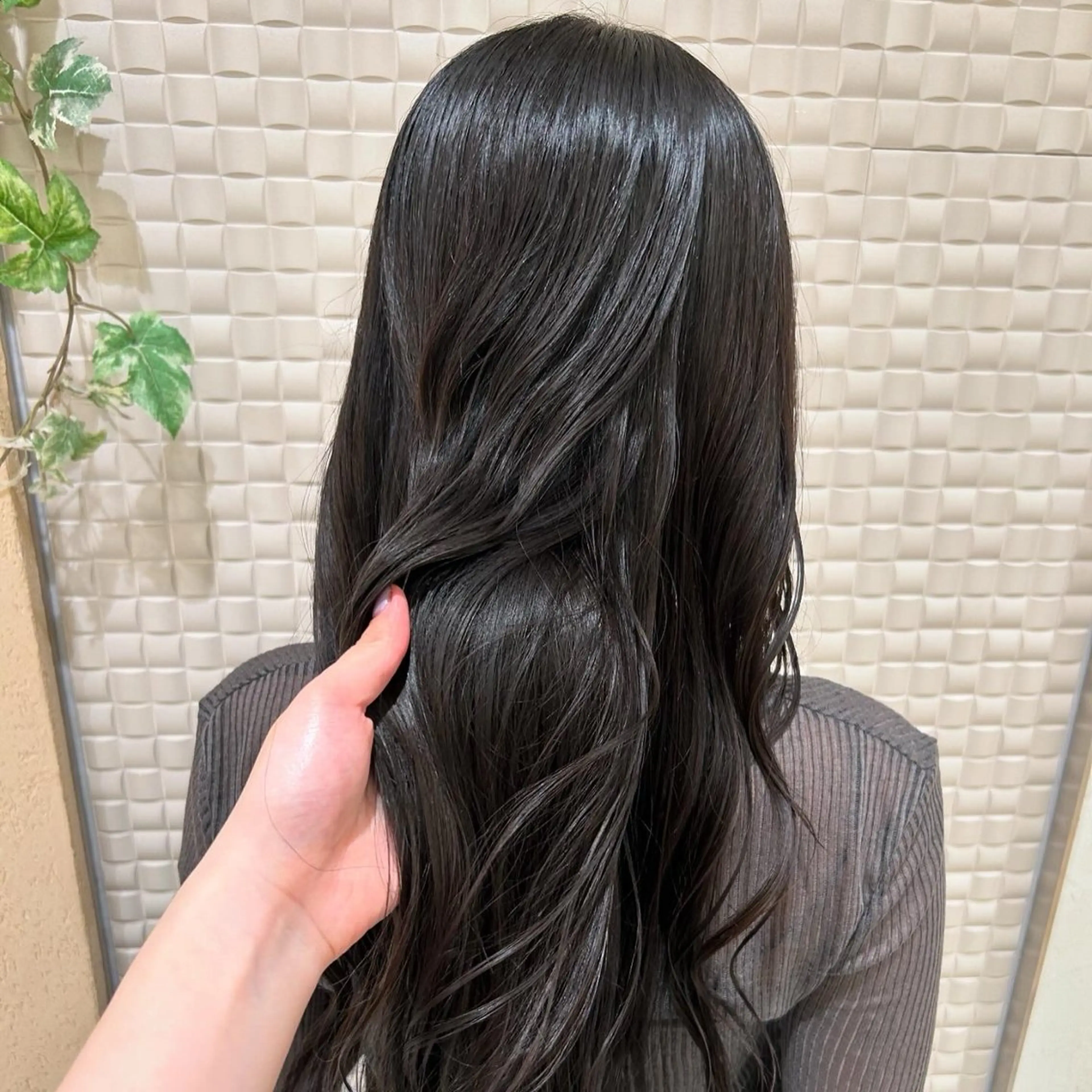 ロング カラー 顔周りレイヤーカット /髪質改善/ゆう🤍のヘアスタイル