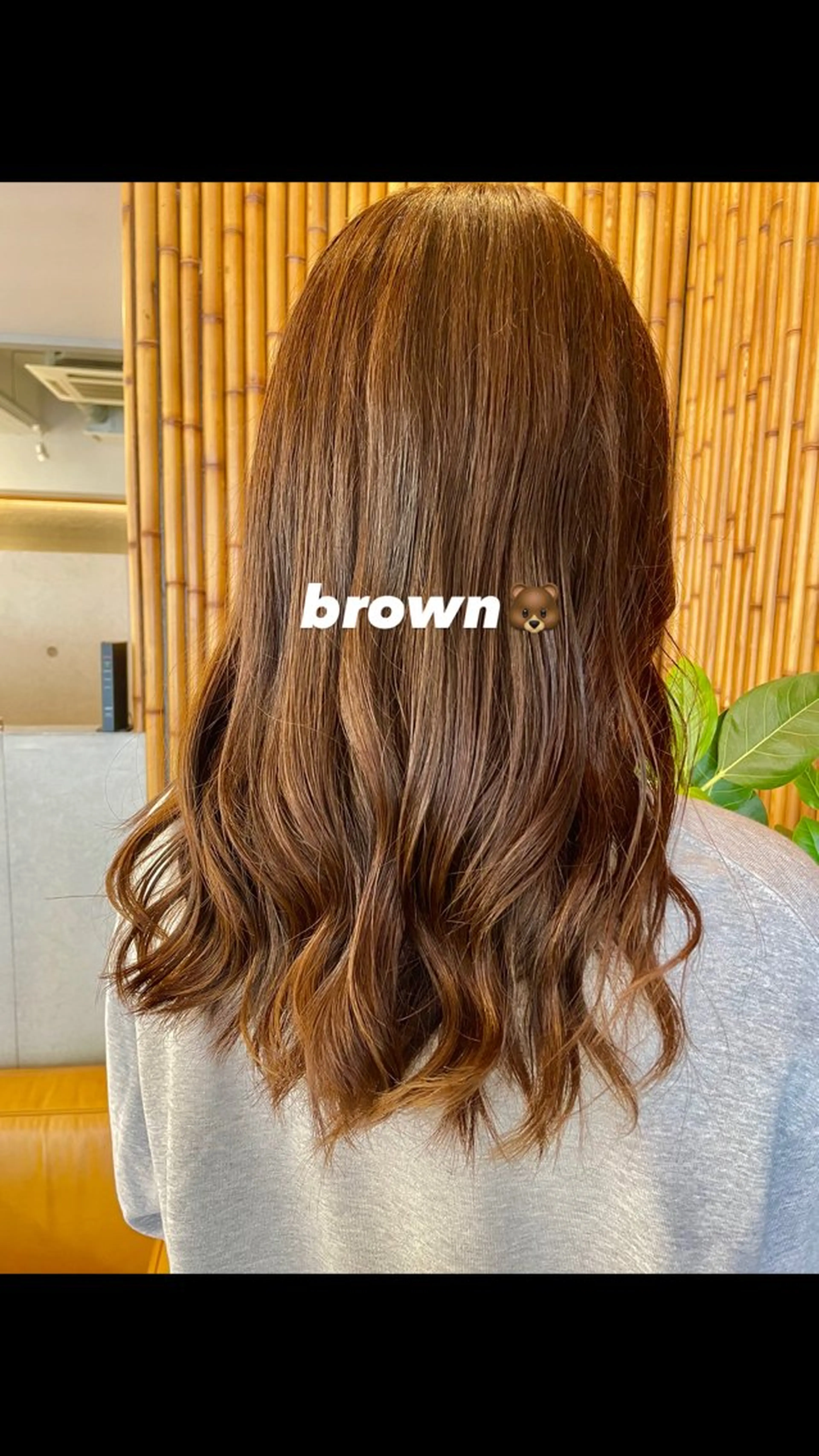 セミロング 稲吉 由莉穂のヘアスタイル