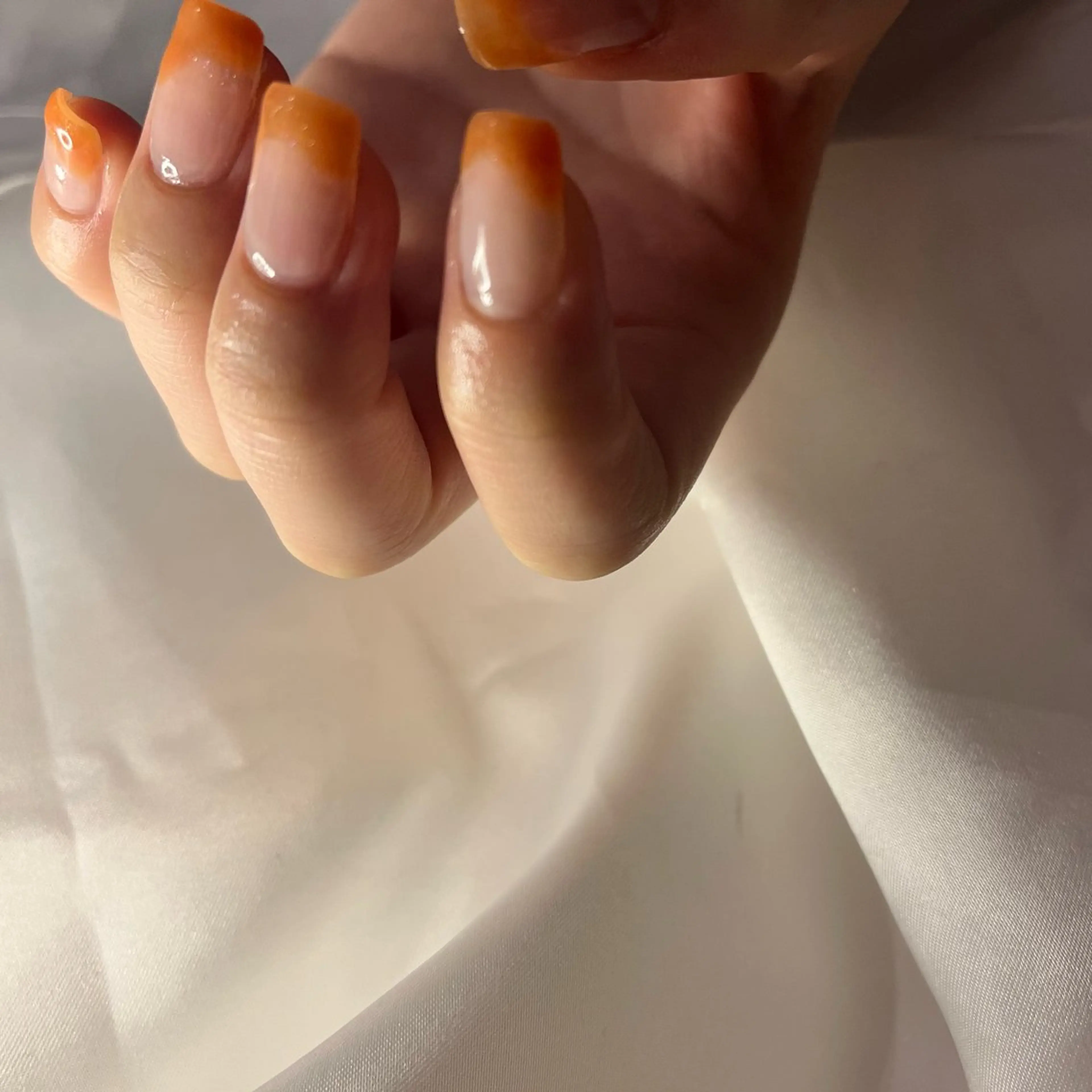 ネイル ジェルネイル ワンカラーネイル パラジェル ハンドネイル nail slow.のネイルデザイン