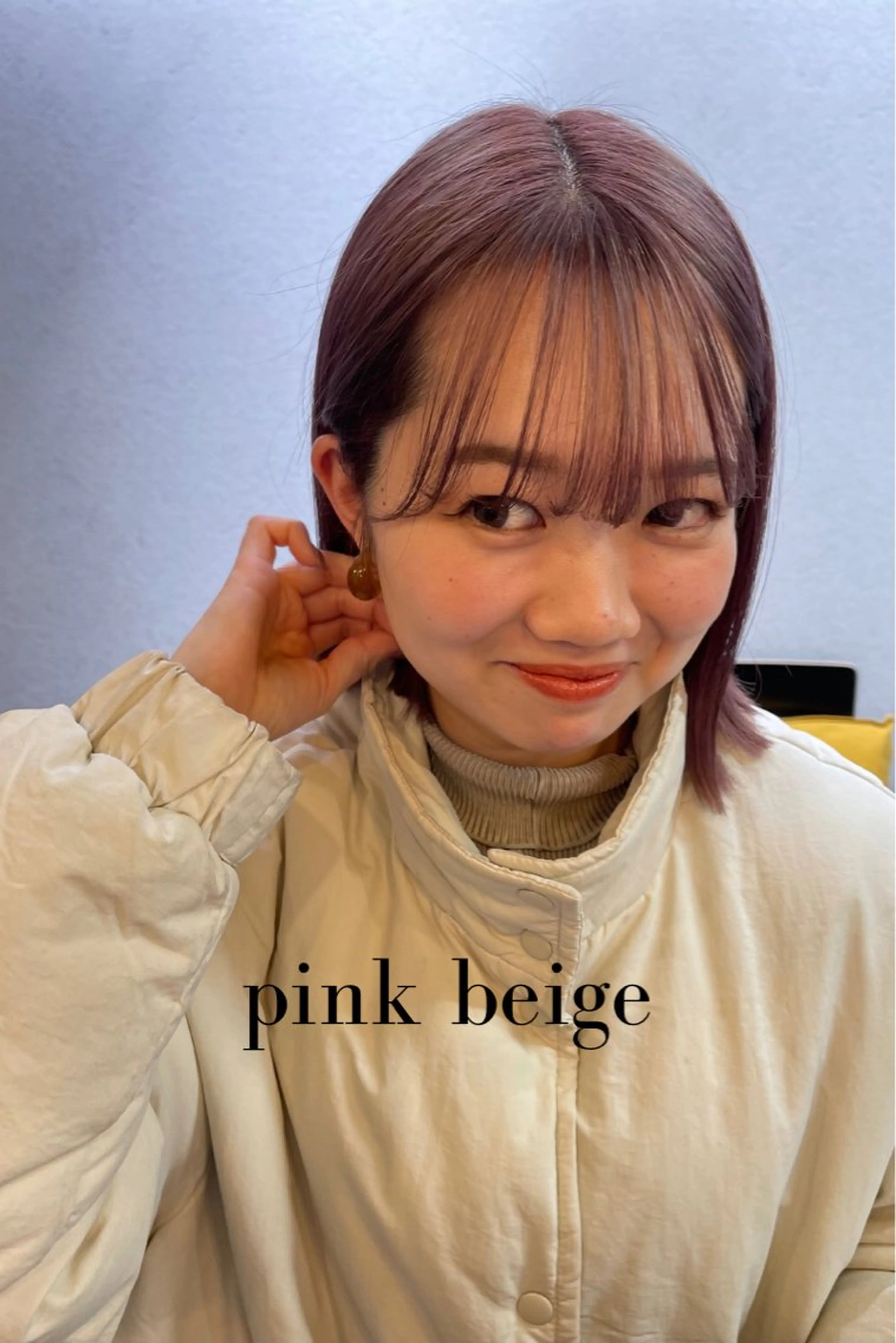 ミディアム カラー charm《銀座》 ヘアセット/縮毛矯正のヘアスタイル