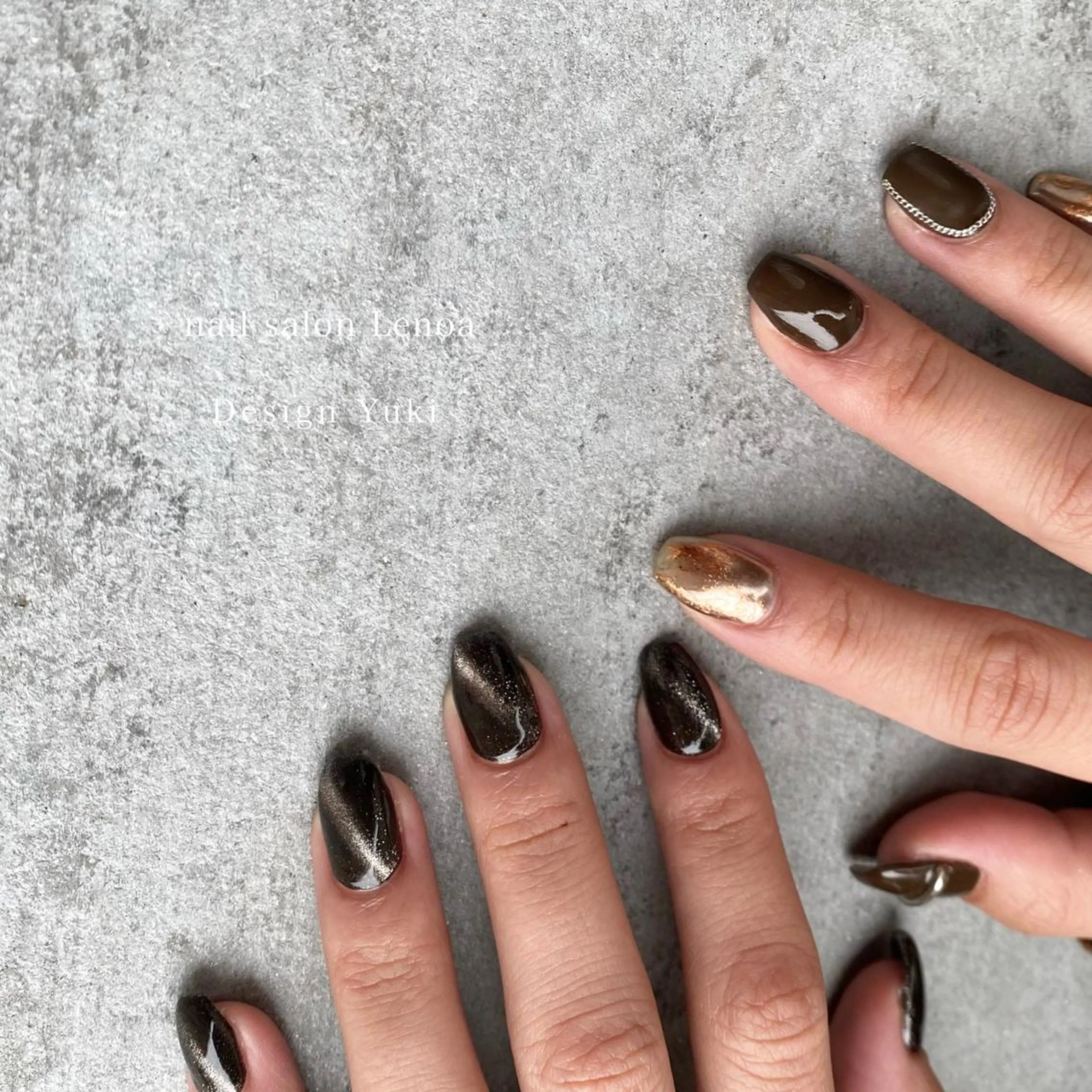 ネイル ハンドネイル Lenoa Yukiのネイルデザイン