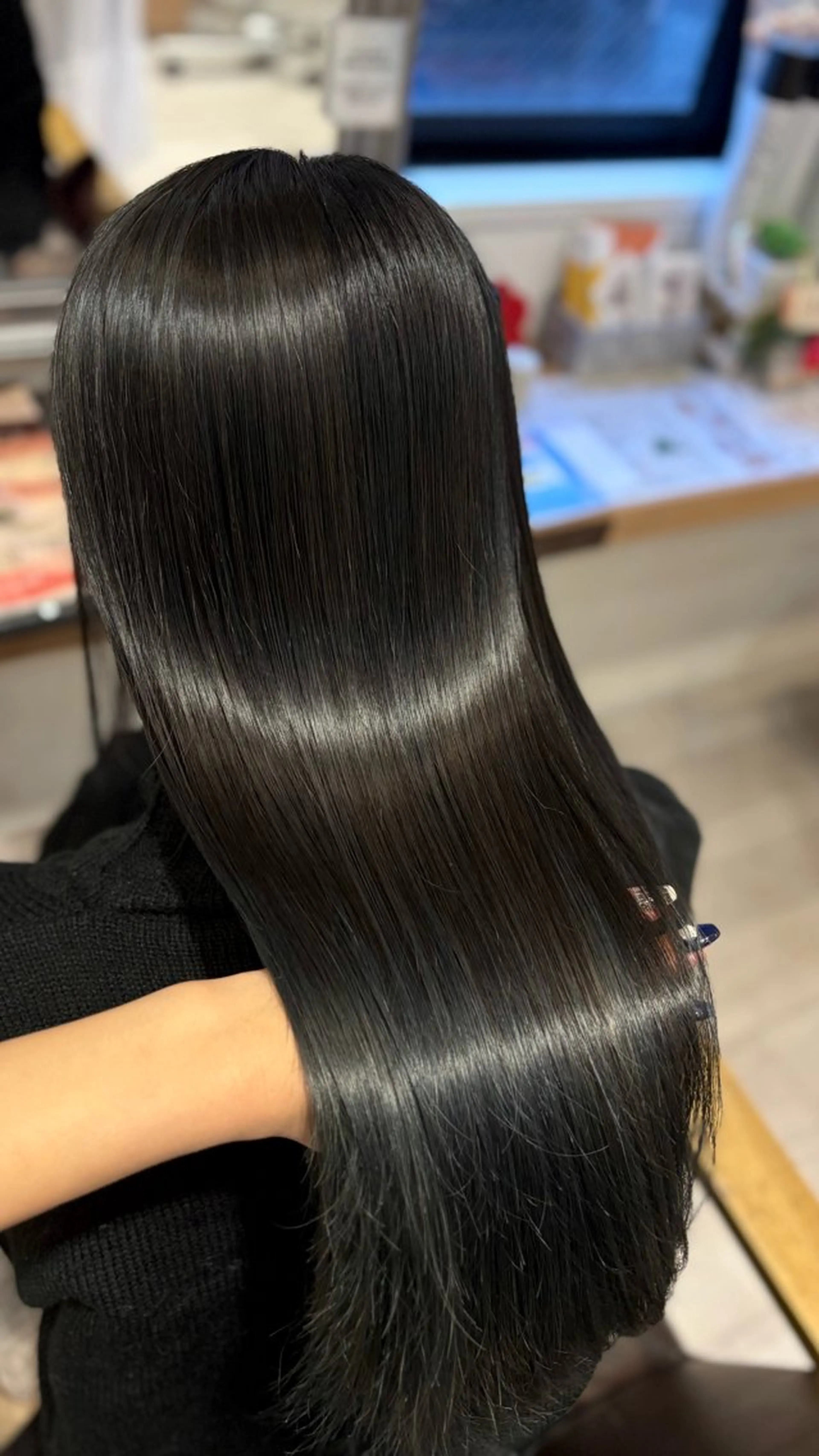 ロング カラー ヘアカラー トリートメント 寒色/艶カラー 🐺❄️/ yuu.のヘアスタイル