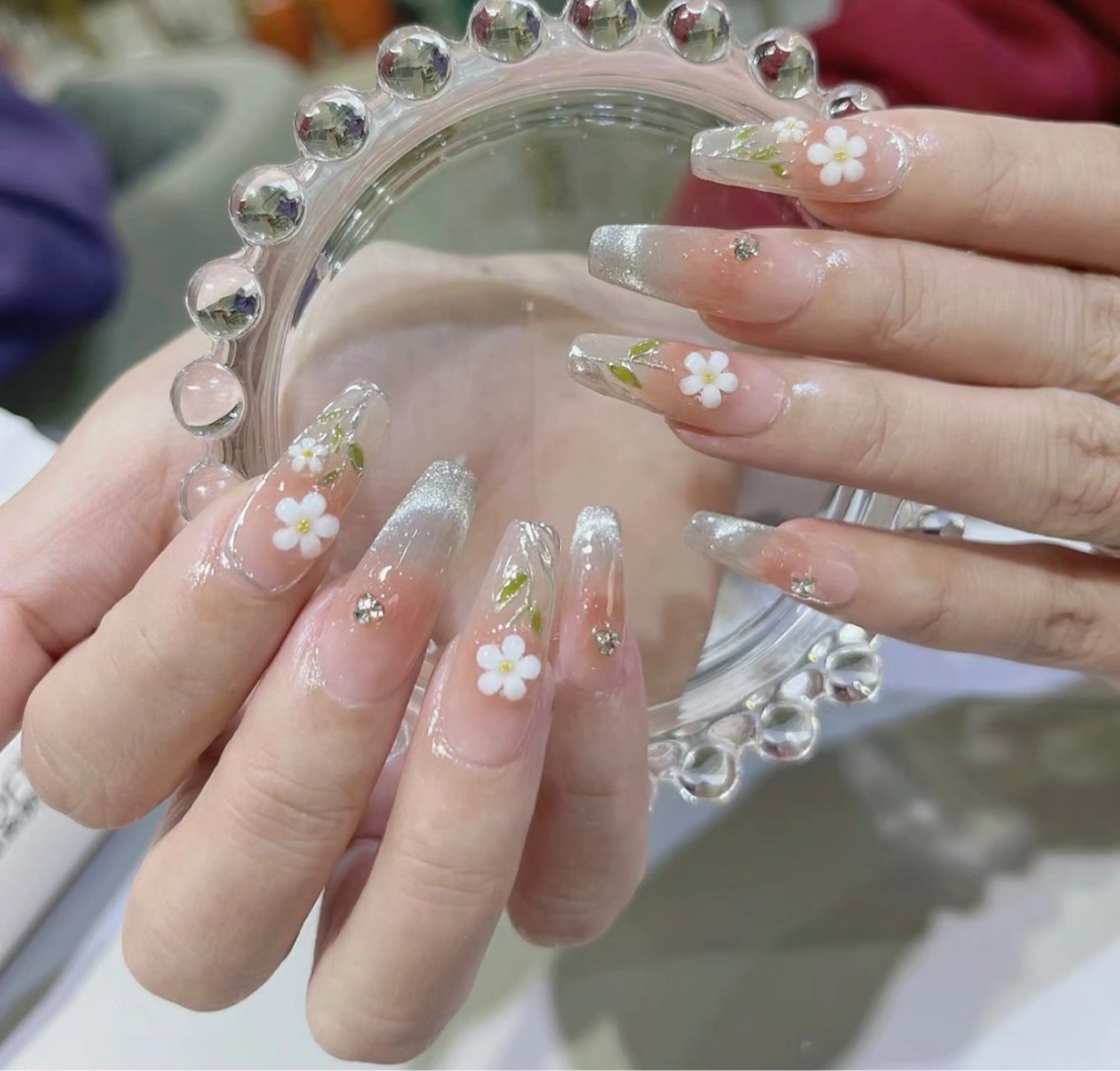 ネイル 春ネイル ワンホンネイル ハンドネイル D-BEAUTY Nailsalonのネイルデザイン