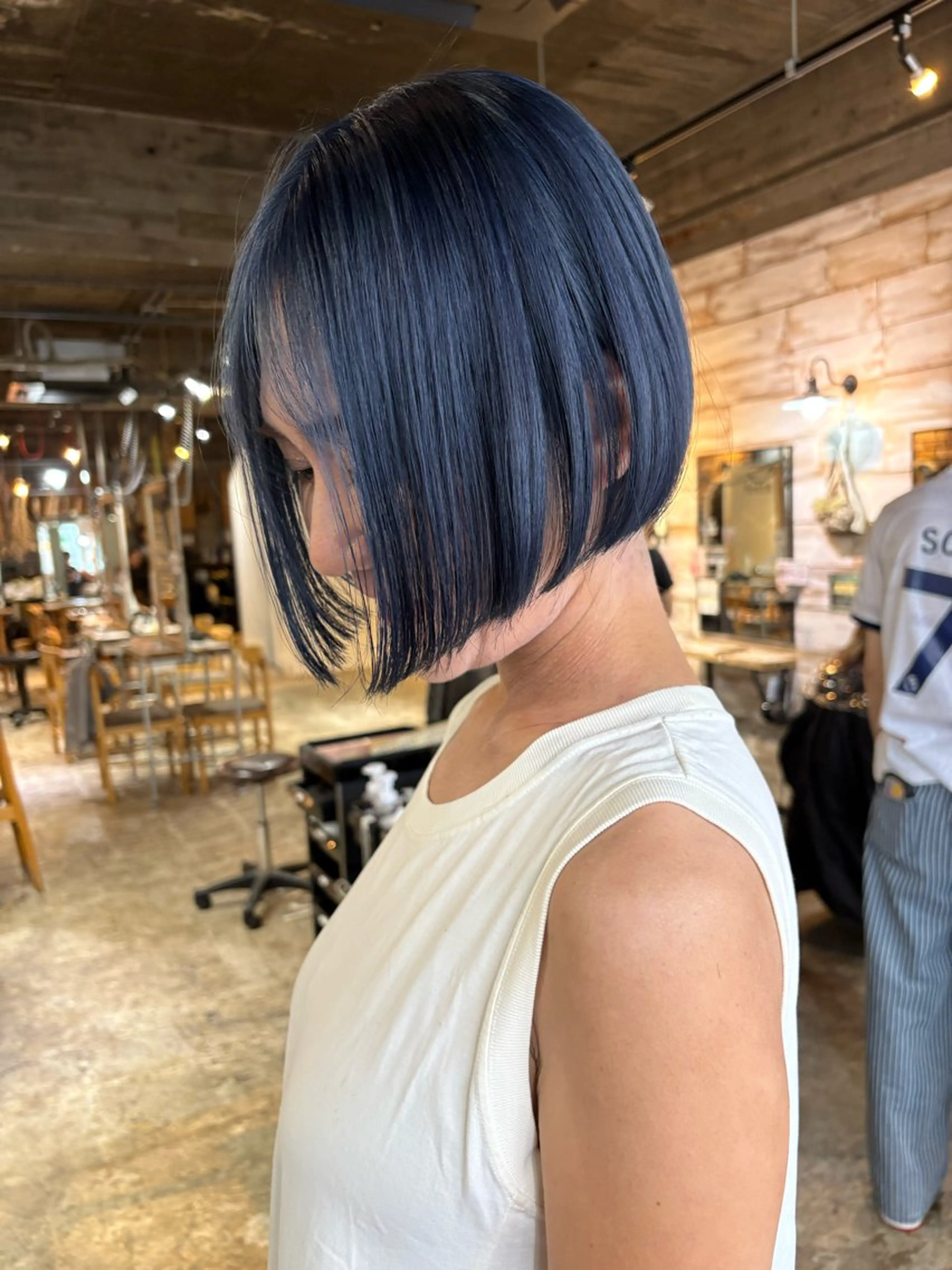 ショート カラー カット ヘアカラー トリートメント ツキノキ ミナのヘアスタイル