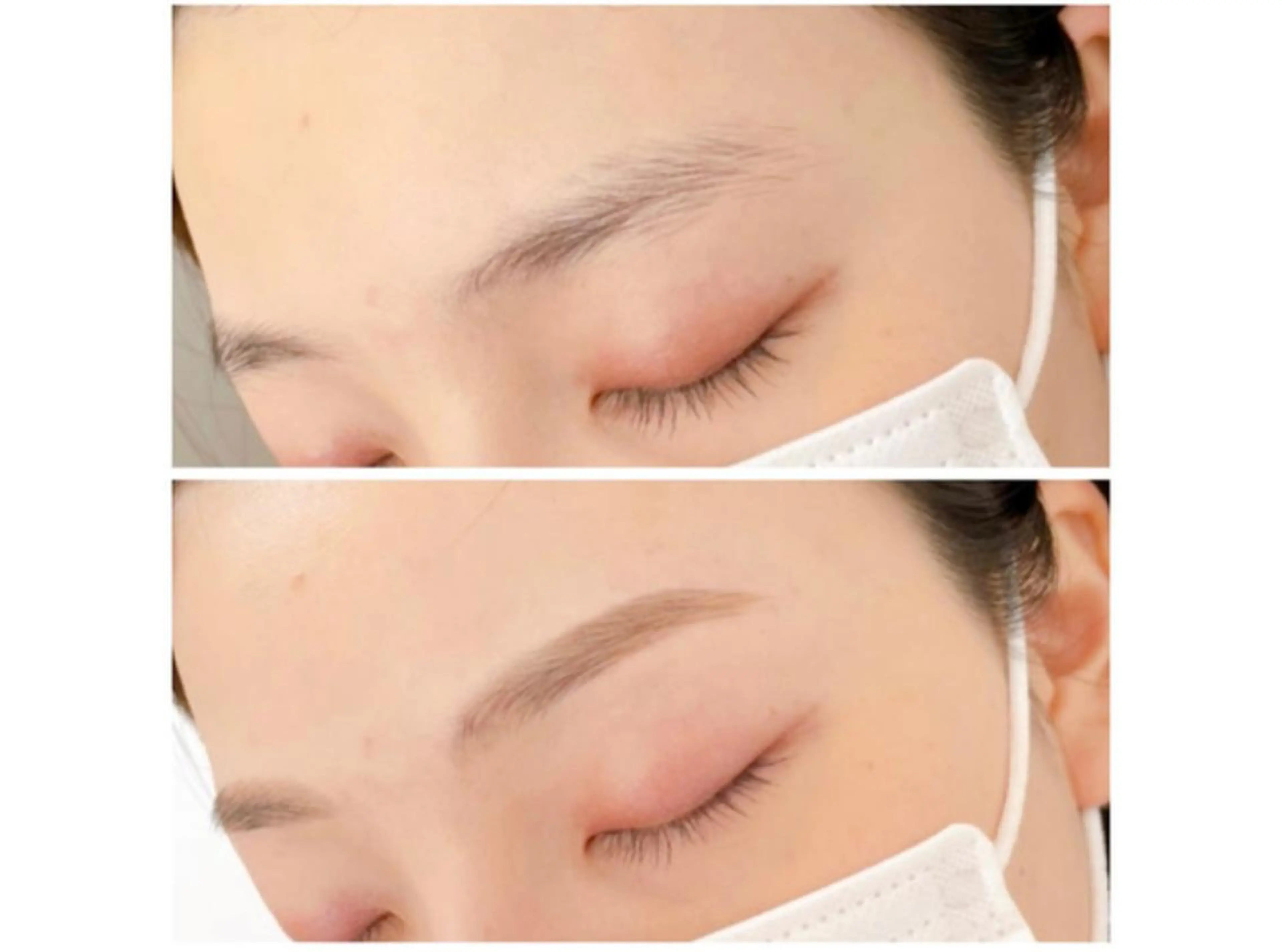 アイブロウ ハリウッドブロウリフト 眉毛ワックス脱毛 CLUTCH eye 阿倍野NATSUMIのマツエク・マツパデザイン