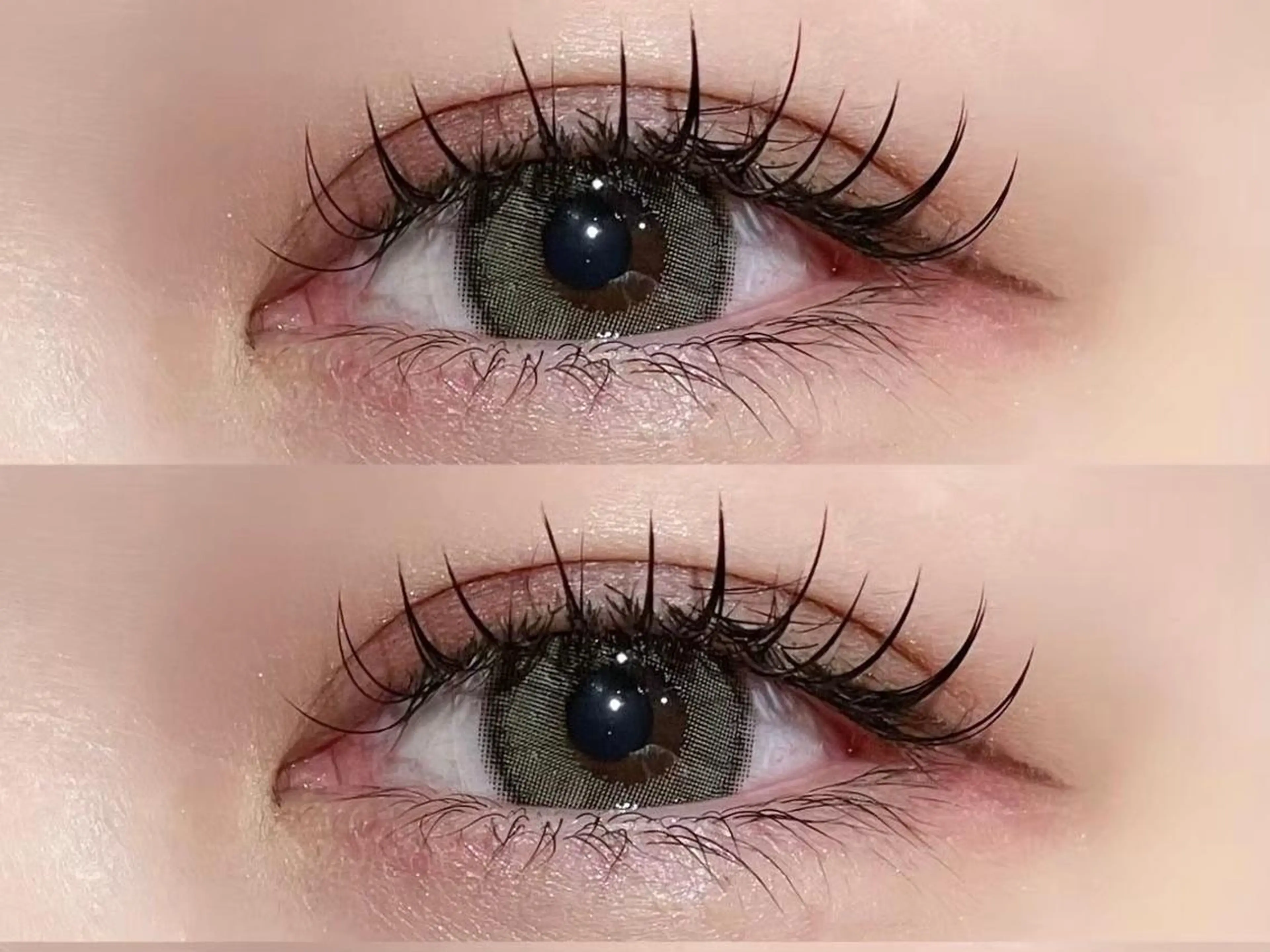 【🎀2名様限定クーポン🎀】💖マツエクフラットラッシュ120本+コーティング仕上げ(オフ別)💖¥7700→3850の写真