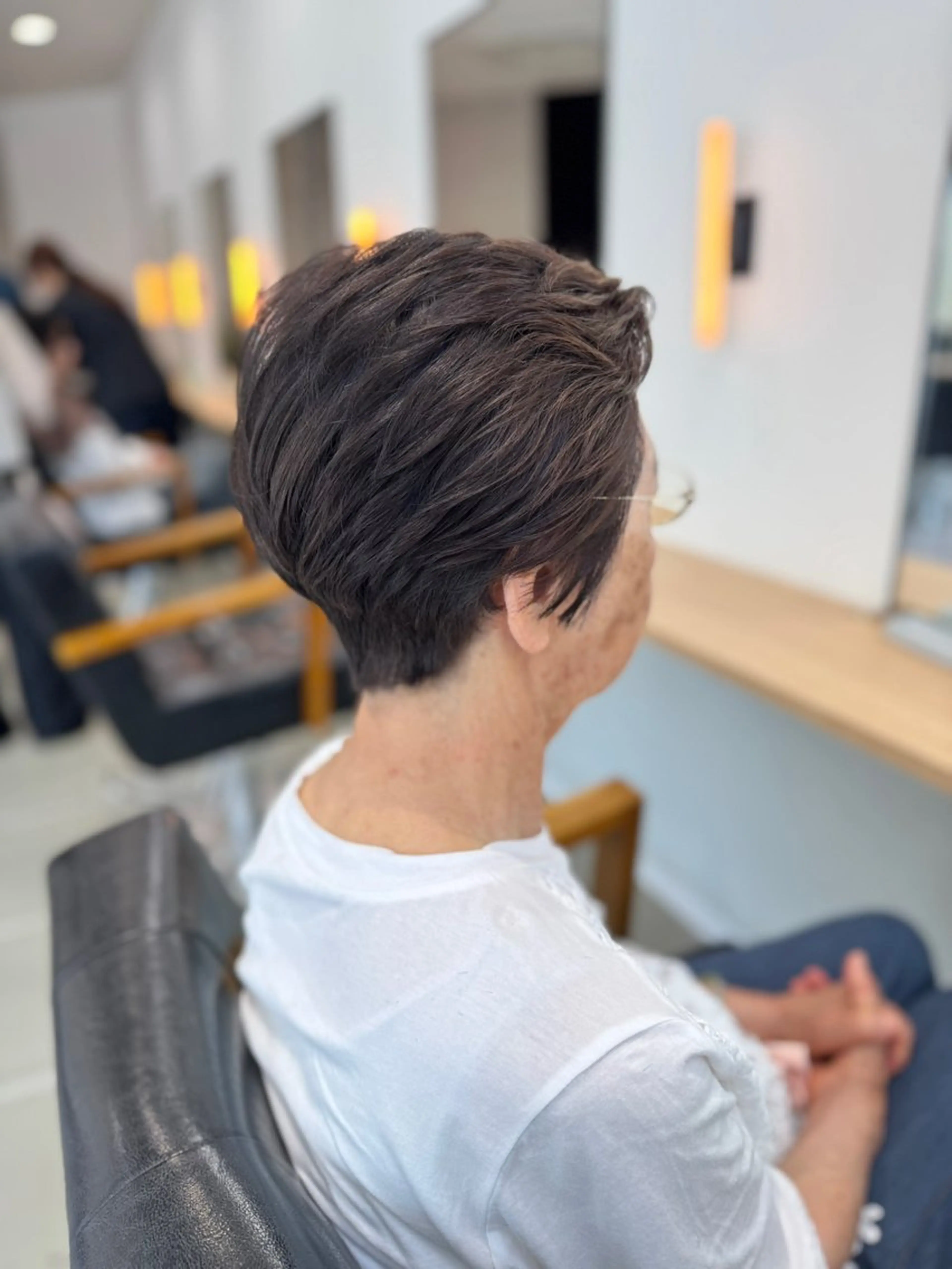 ショート 小川 真由子のヘアスタイル