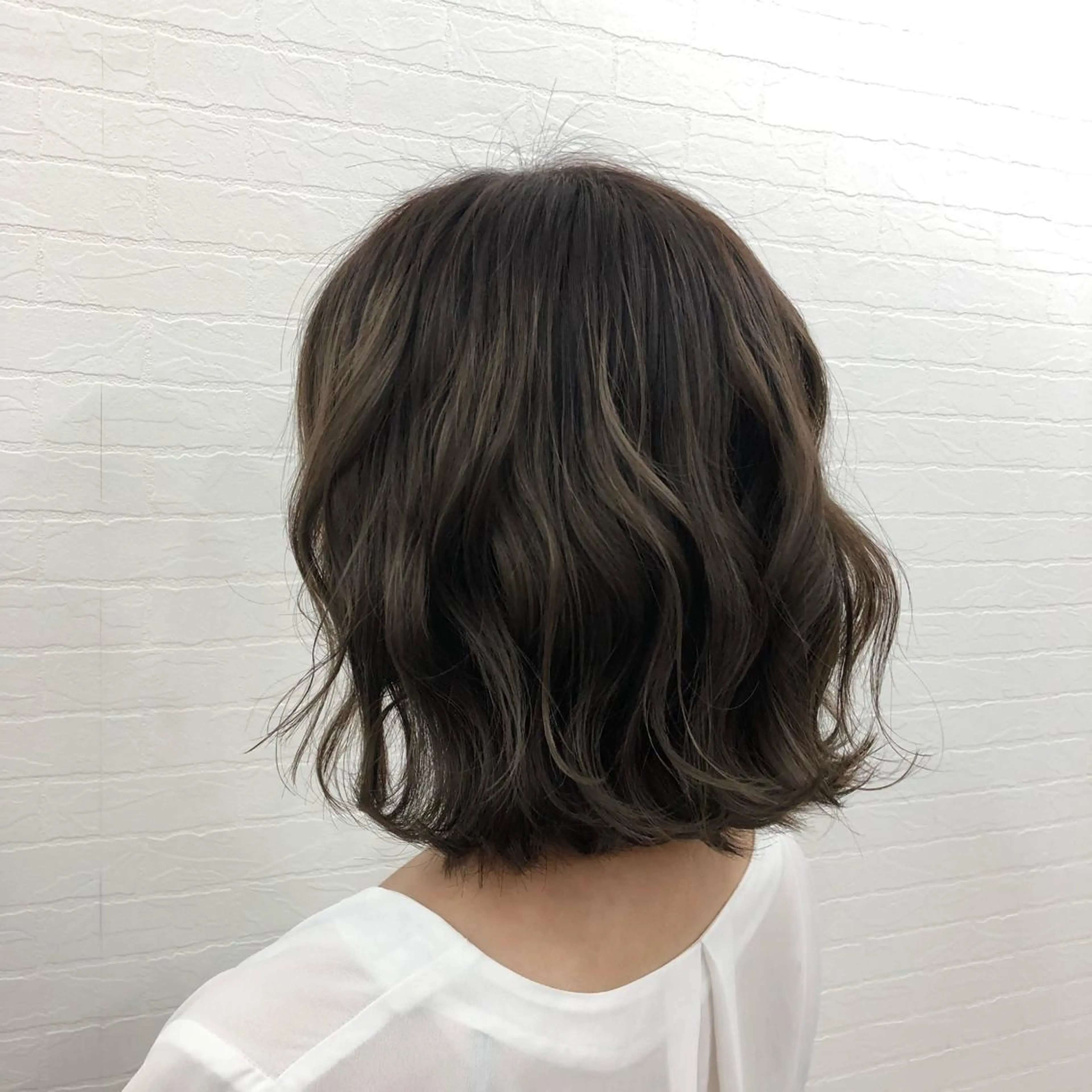 カラー グレージュ 💖透明感カラー💖 坂本万由子のヘアスタイル