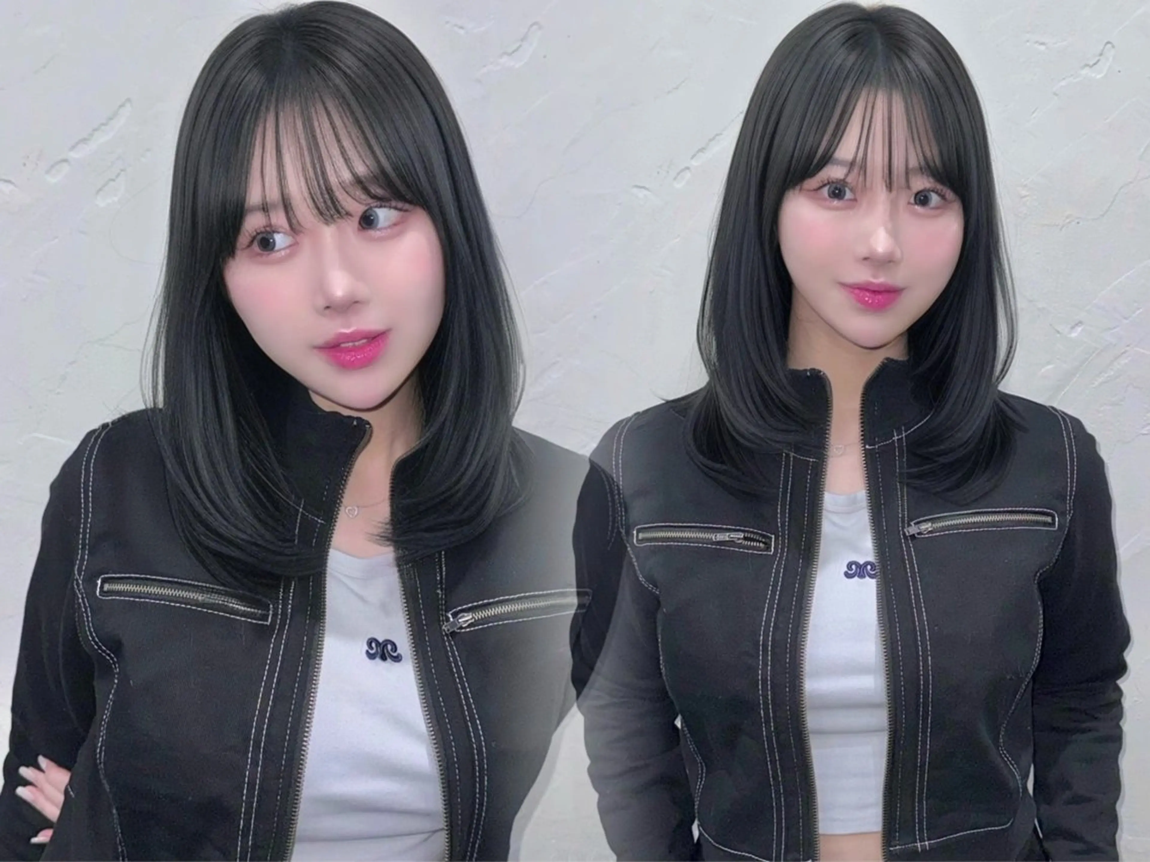 ミディアム 顔周りカット レイヤーカット 韓国ヘア/髪質改善/ レイヤー/あおし🐼のヘアスタイル