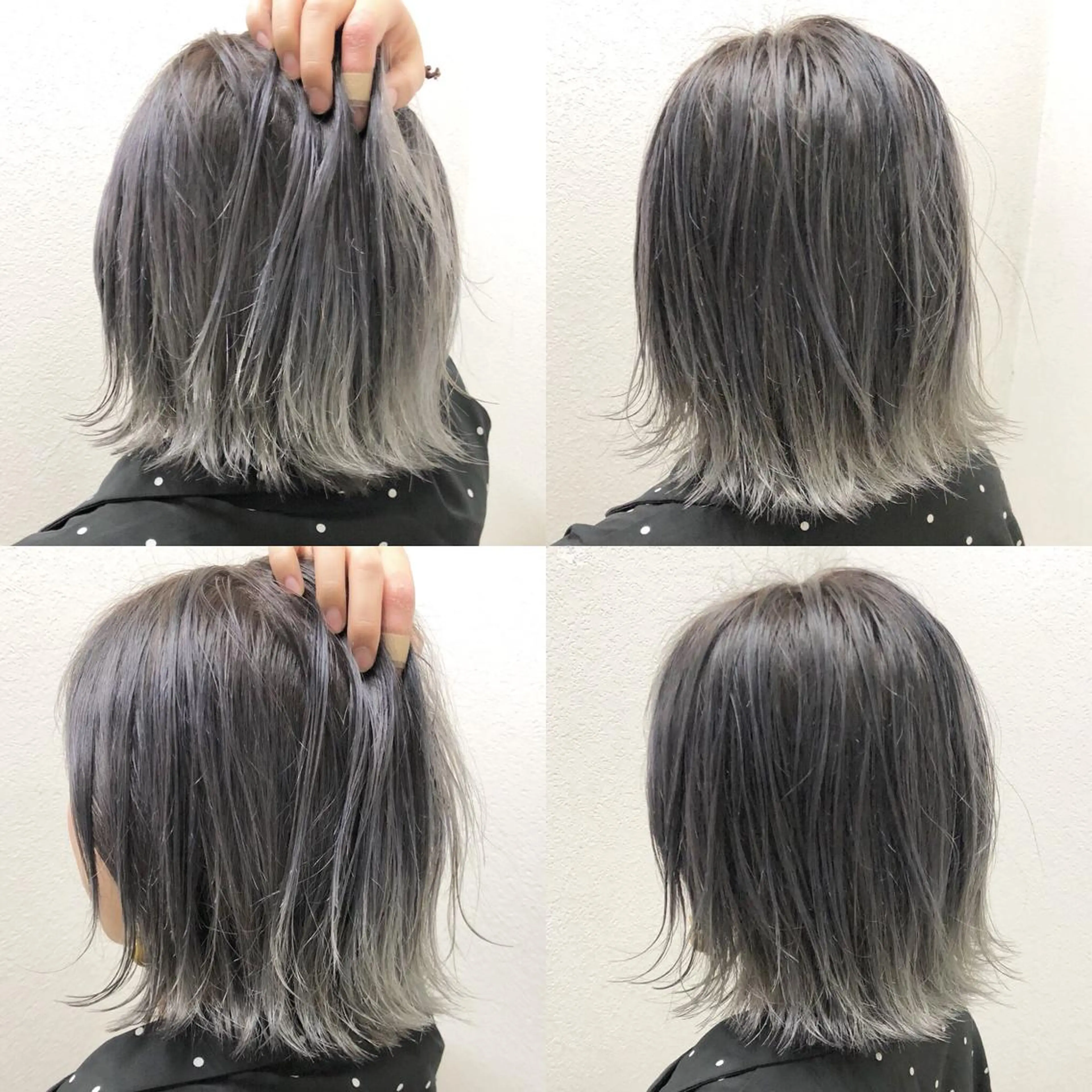 ショート カラー グレージュ カット ヘアカラー トリートメント JILBLAN京都 ショート/ハイライトのヘアスタイル
