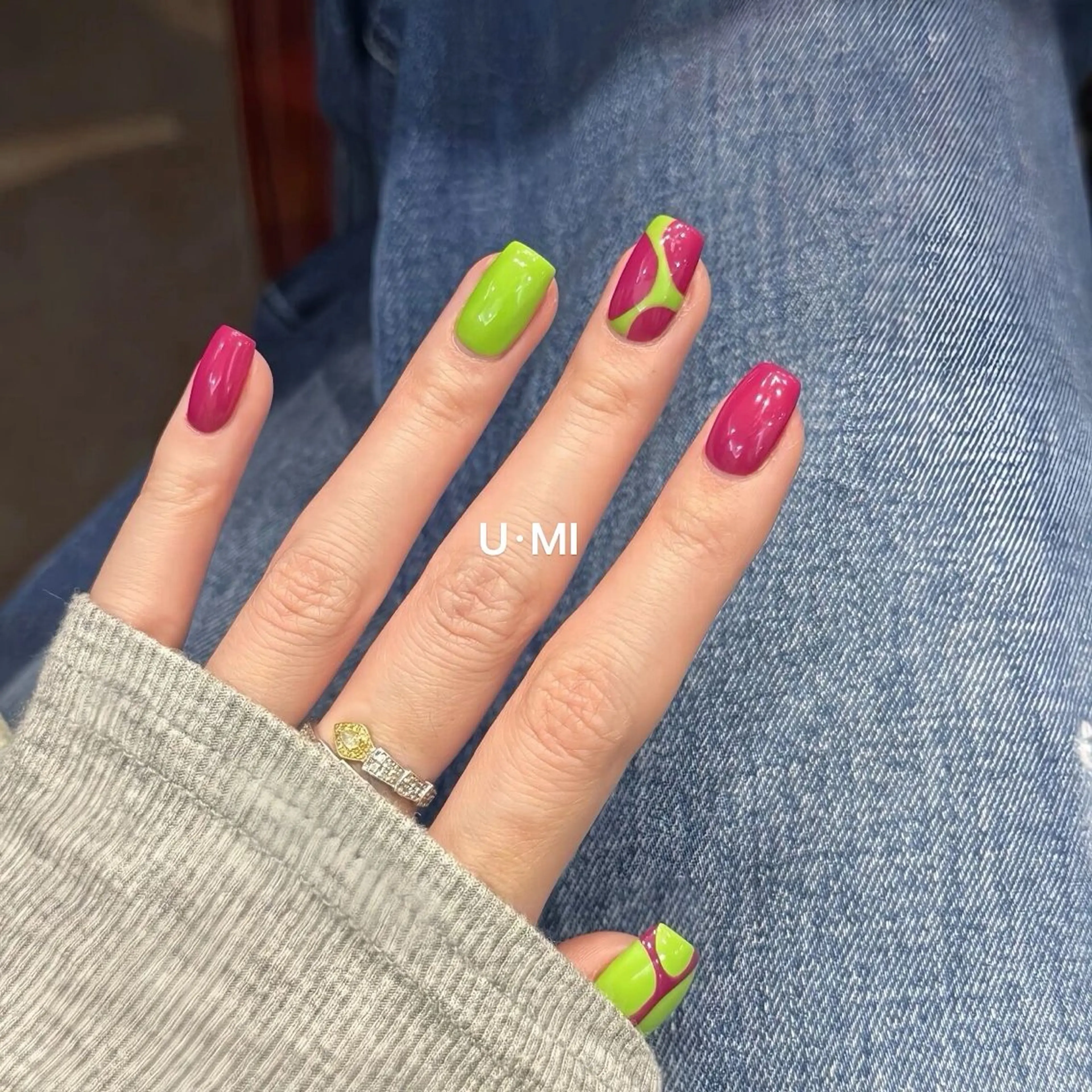 ネイル ハンドネイル U・Mi Nail Salon所属・Lucky nail salonのネイルデザイン