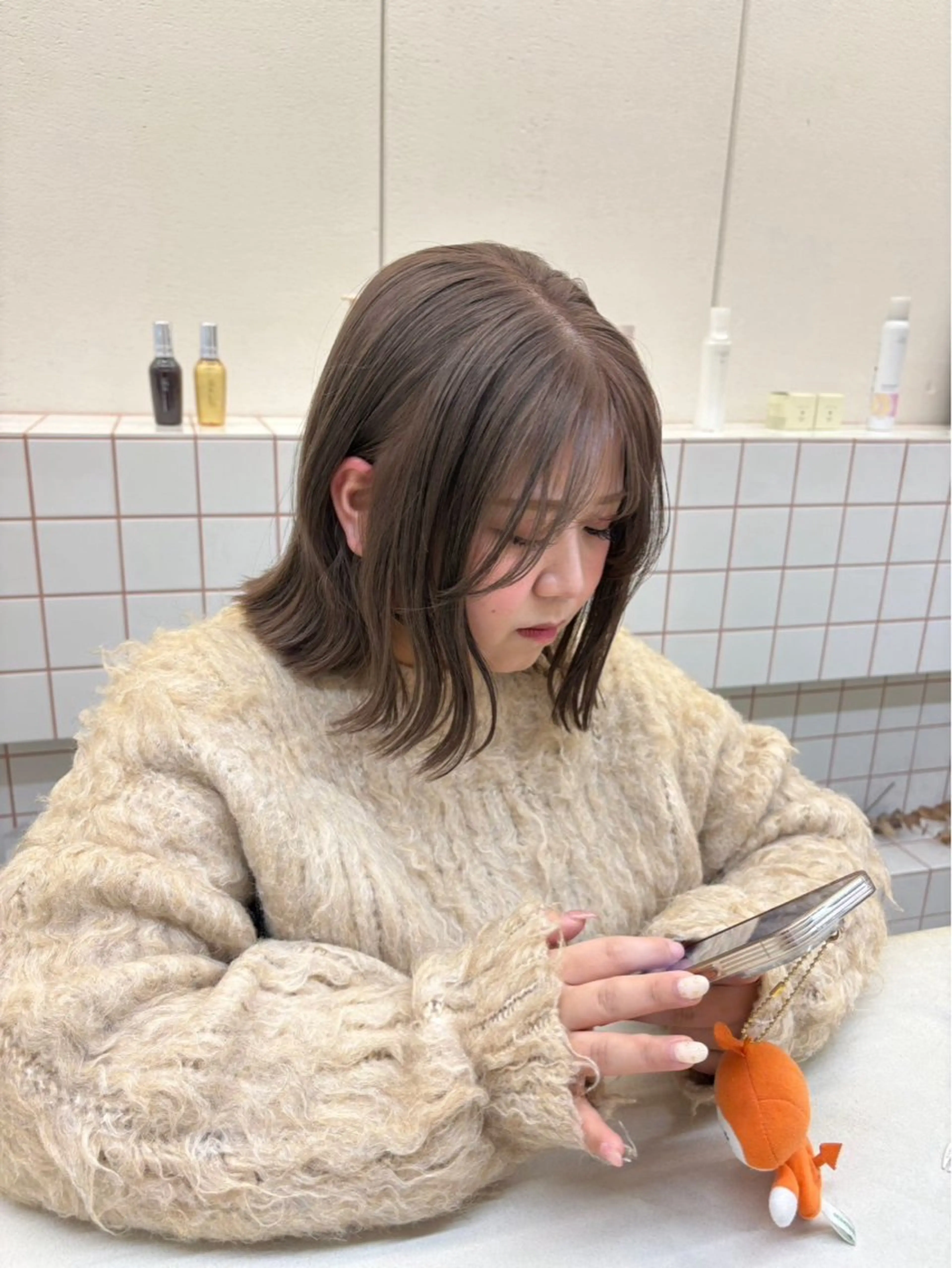 ショート ヘアカラー 🌼花屋併設🌼 木下奈々望のヘアスタイル