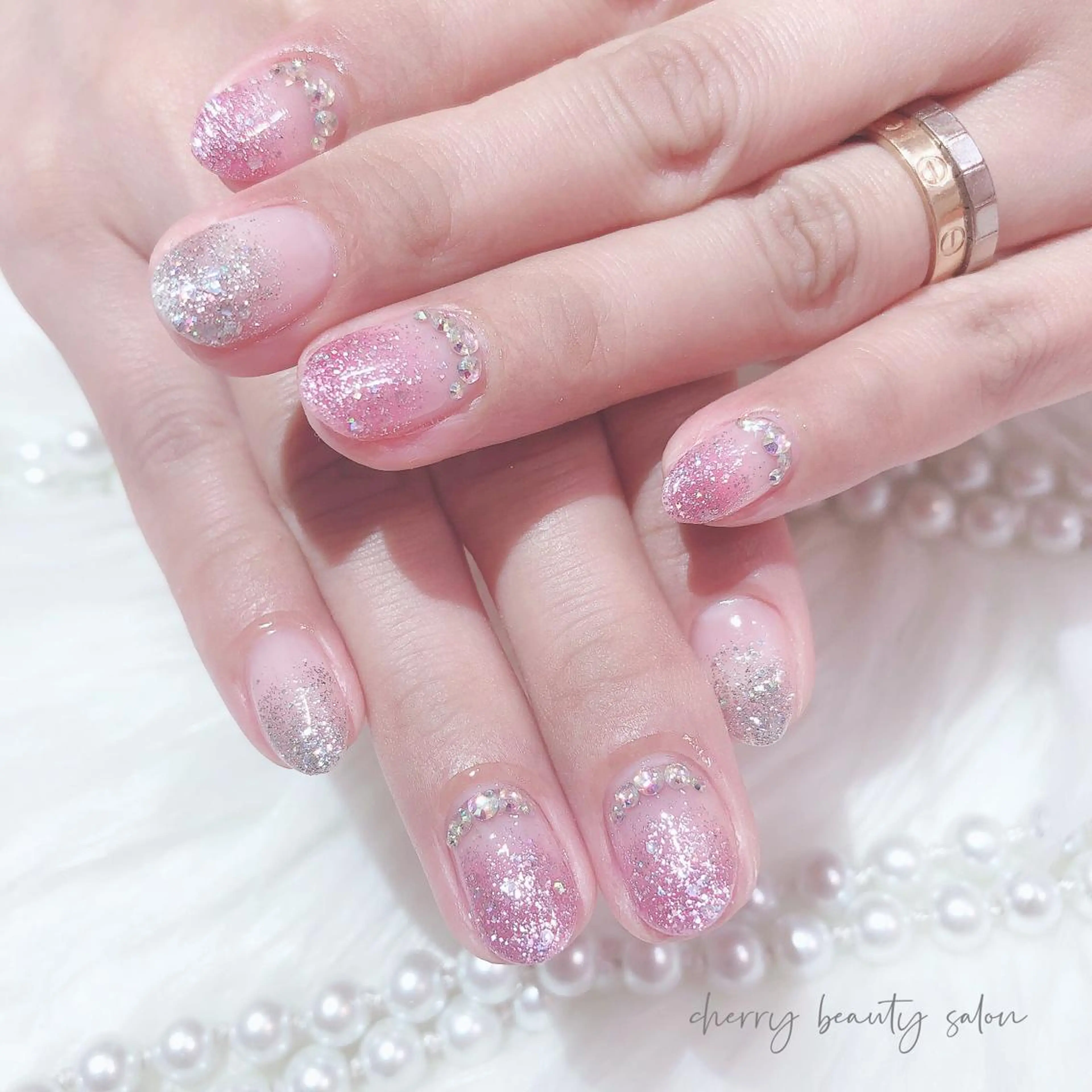 ショート ネイル SAKURA 🍒のネイルデザイン