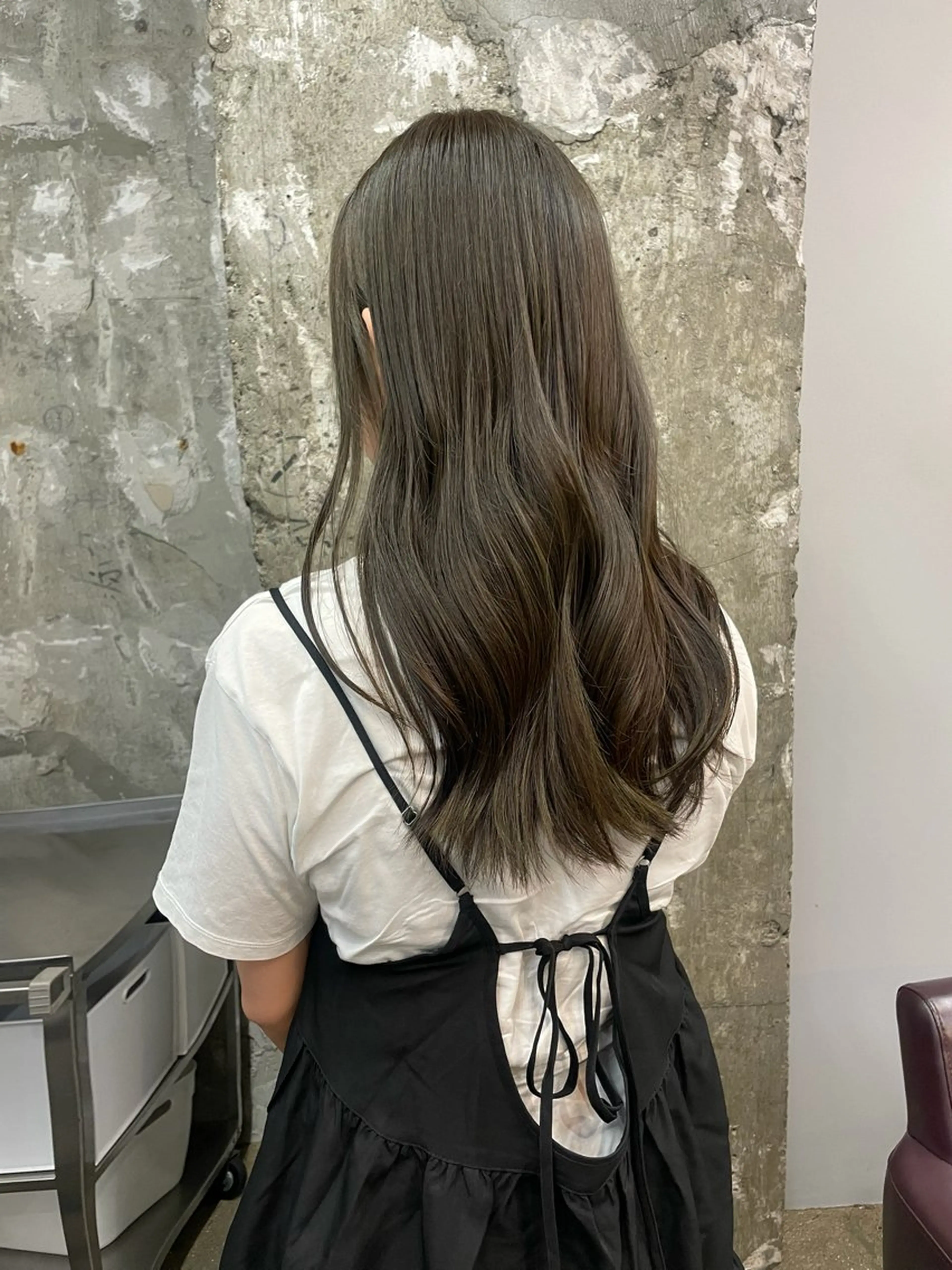 ロング カラー カット ヘアカラー トリートメント ヘアセット ミズタ マイのヘアスタイル