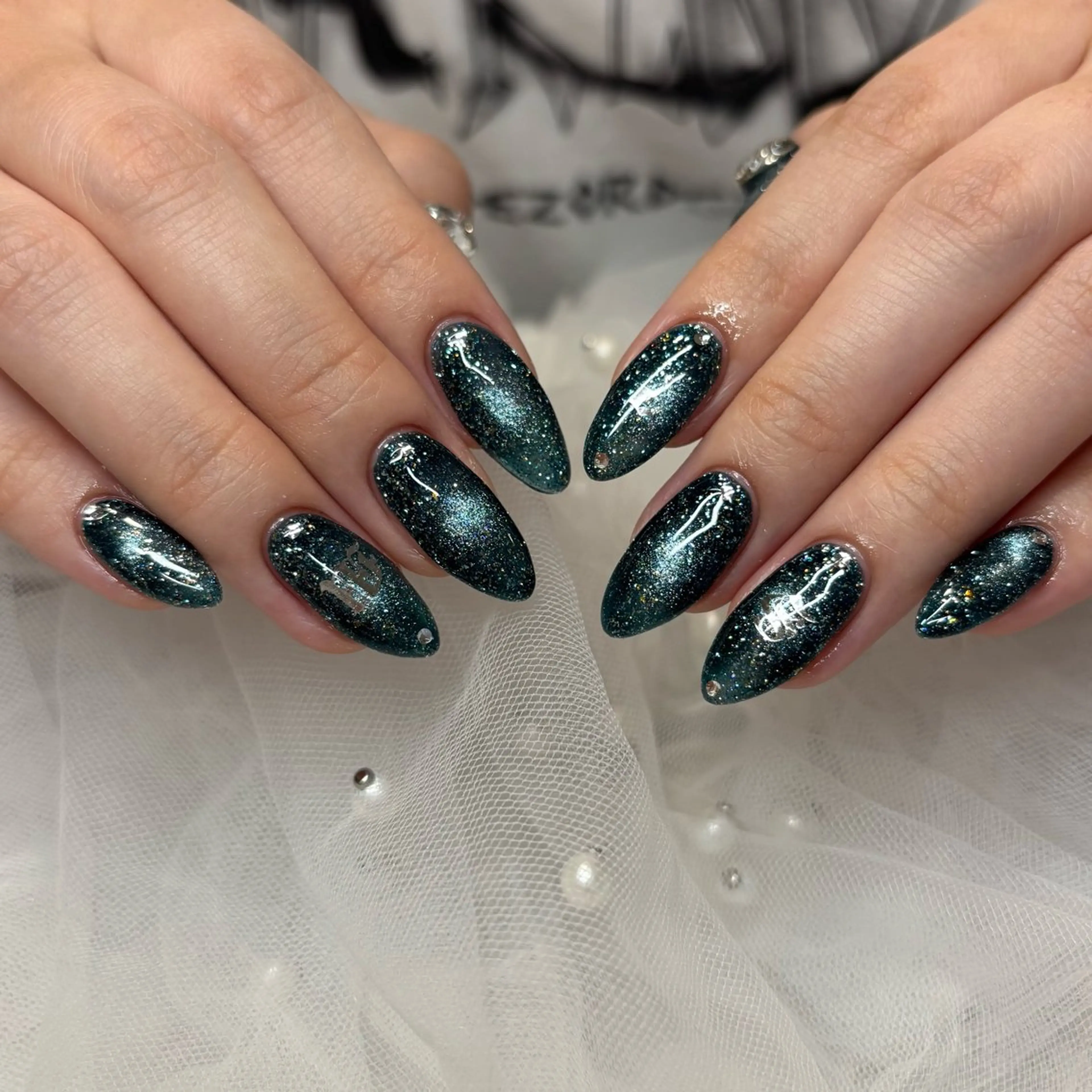 ネイル ハンドネイル 荒巻 めいのネイルデザイン