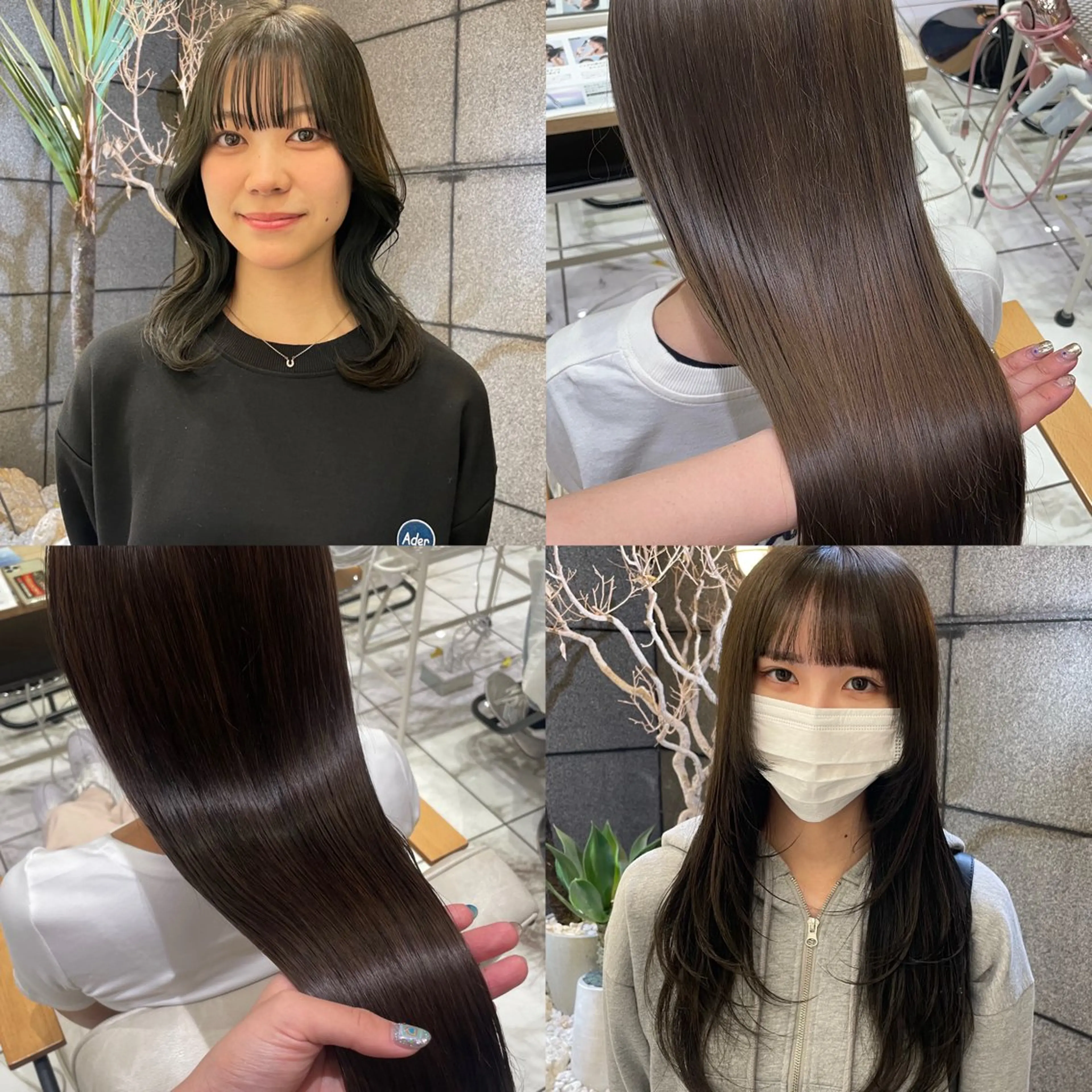 カラー 透明感カラー/ 縮毛矯正/ユイ☆彡のヘアスタイル