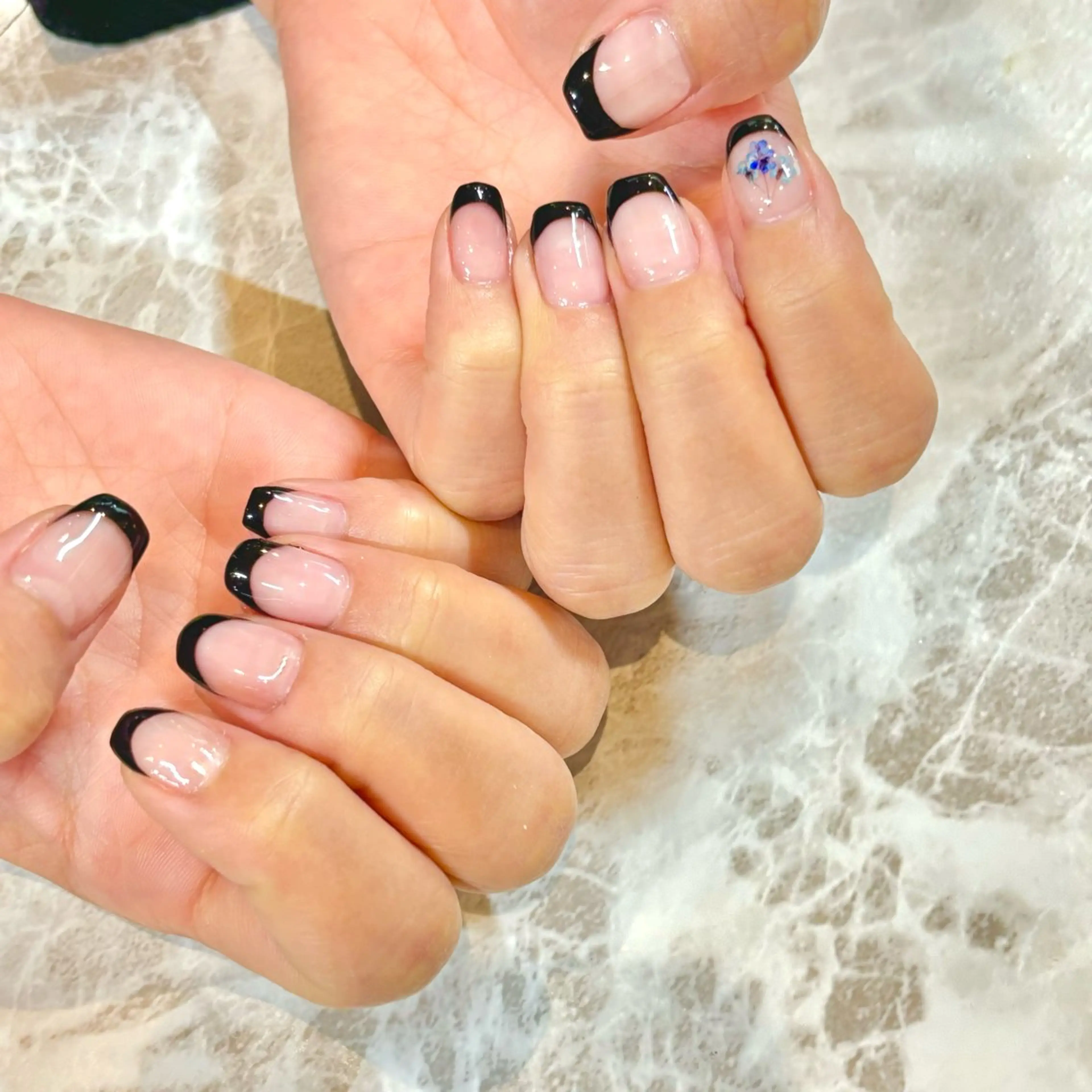 ネイル ブルー SEPT NAIL こばやしのネイルデザイン