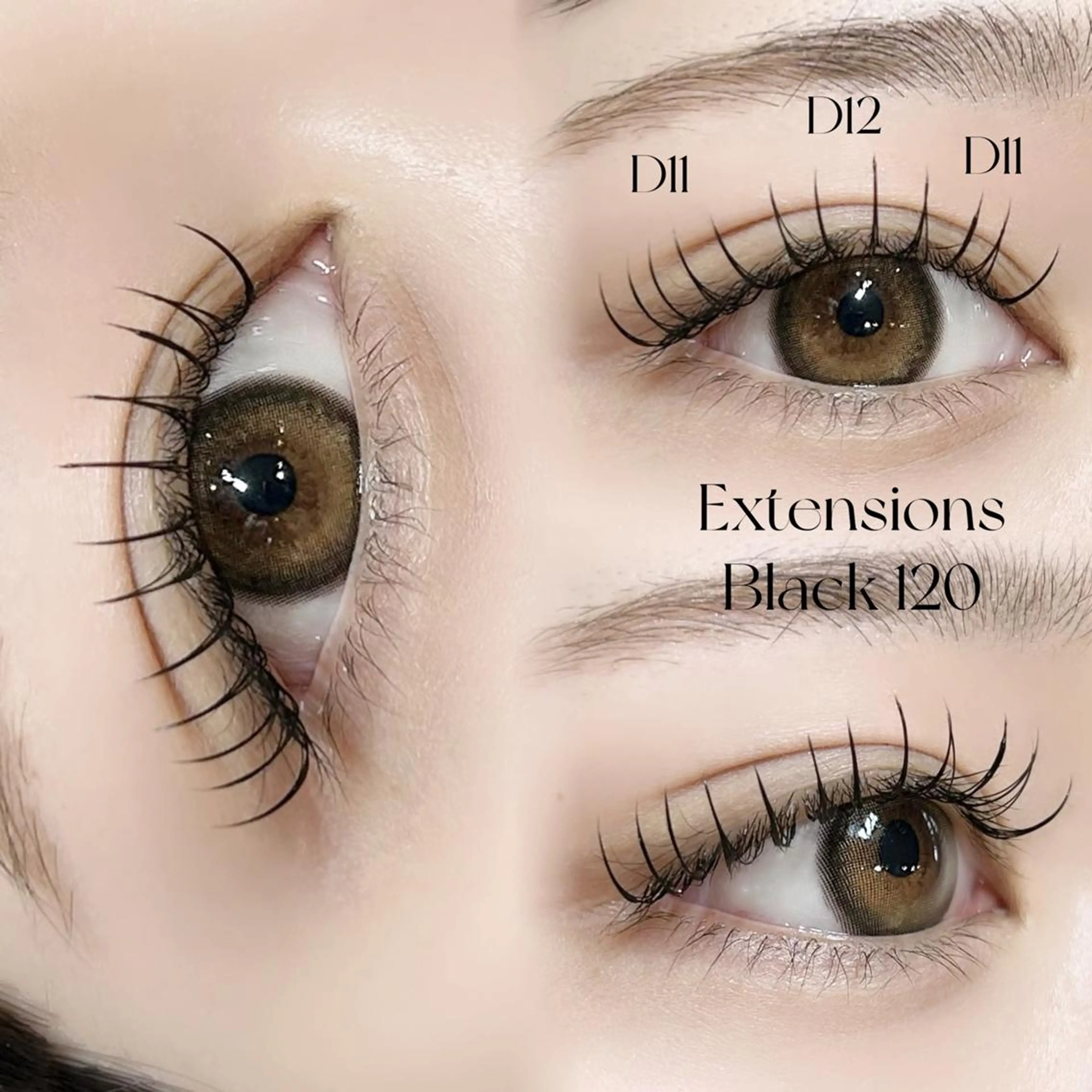 フラットラッシュ100本“オフ無し”（LEDエクステ+¥1100）の写真